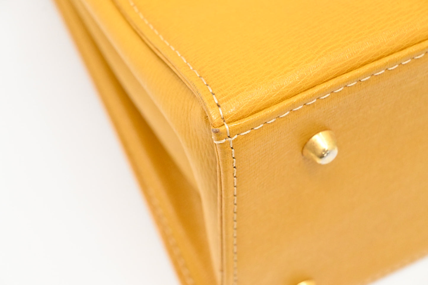 Burberry Handbag in Yellow Leather