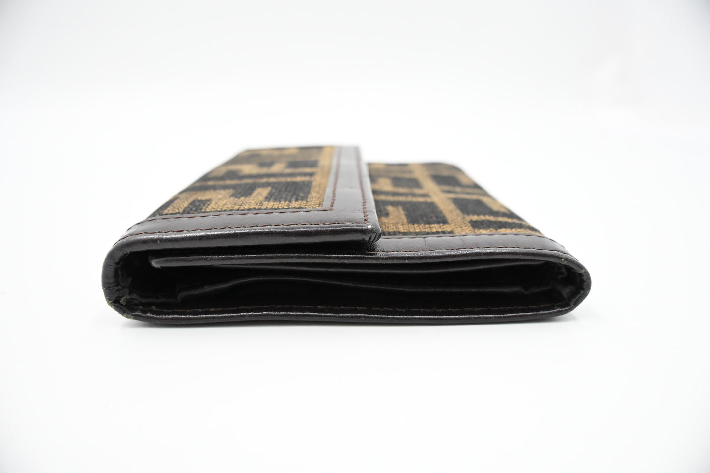 Fendi Trifold Wallet in Zucca Canvas