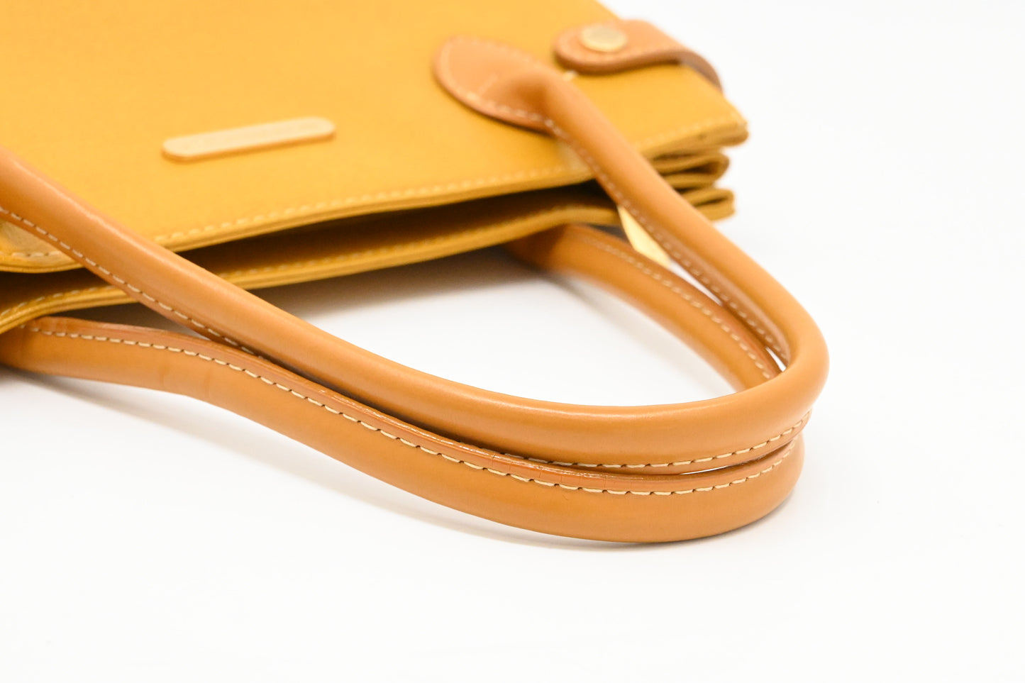 Burberry Handbag in Yellow Leather