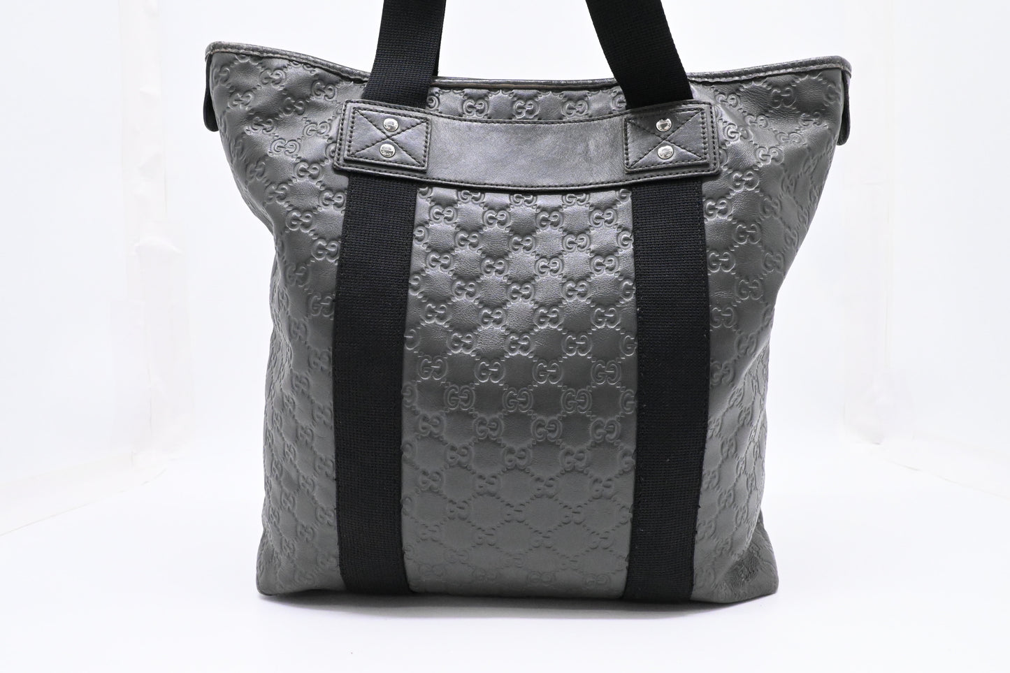 Gucci Tote in Gray Guccissima Leather