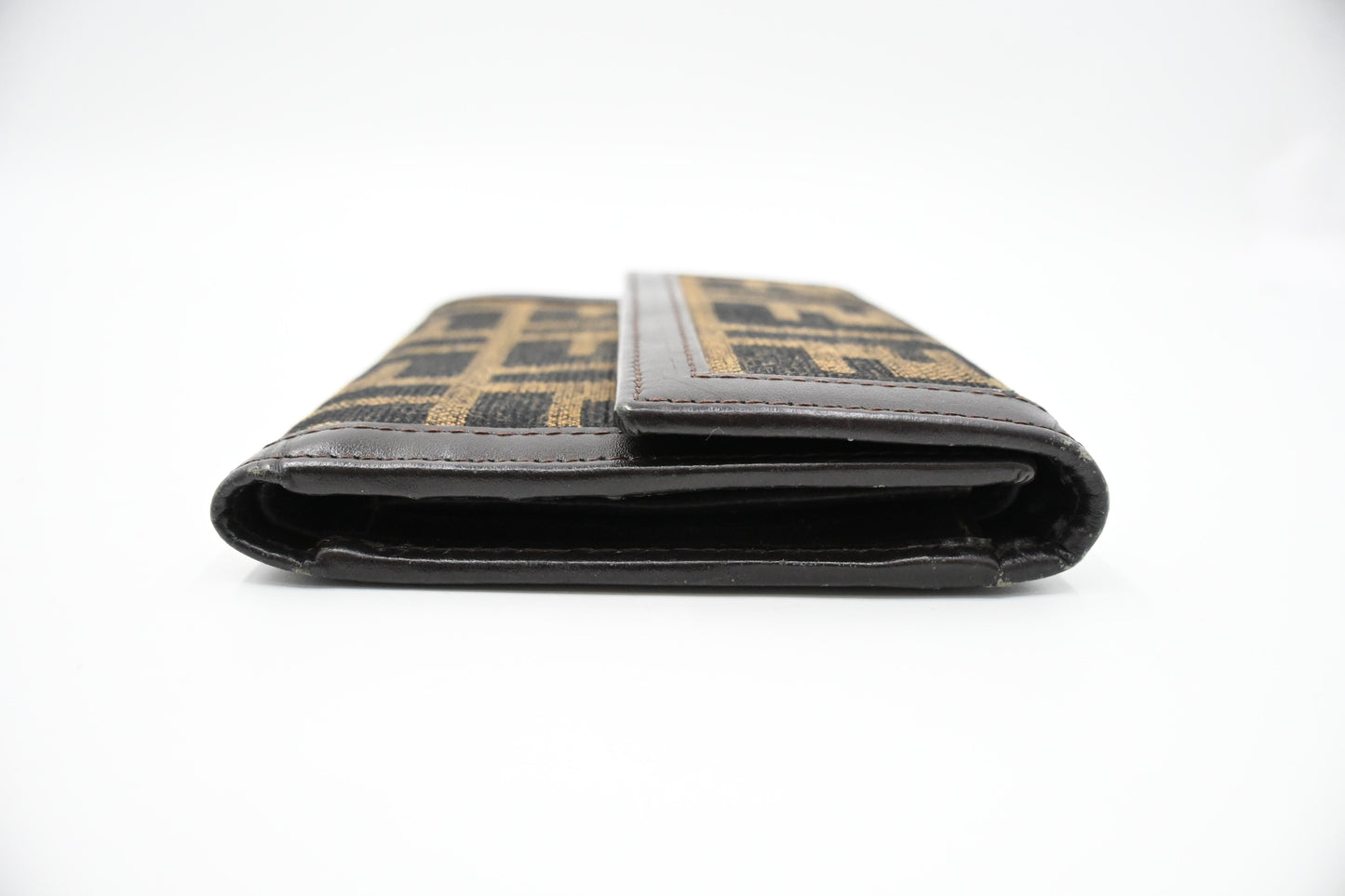 Fendi Trifold Wallet in Zucca Canvas