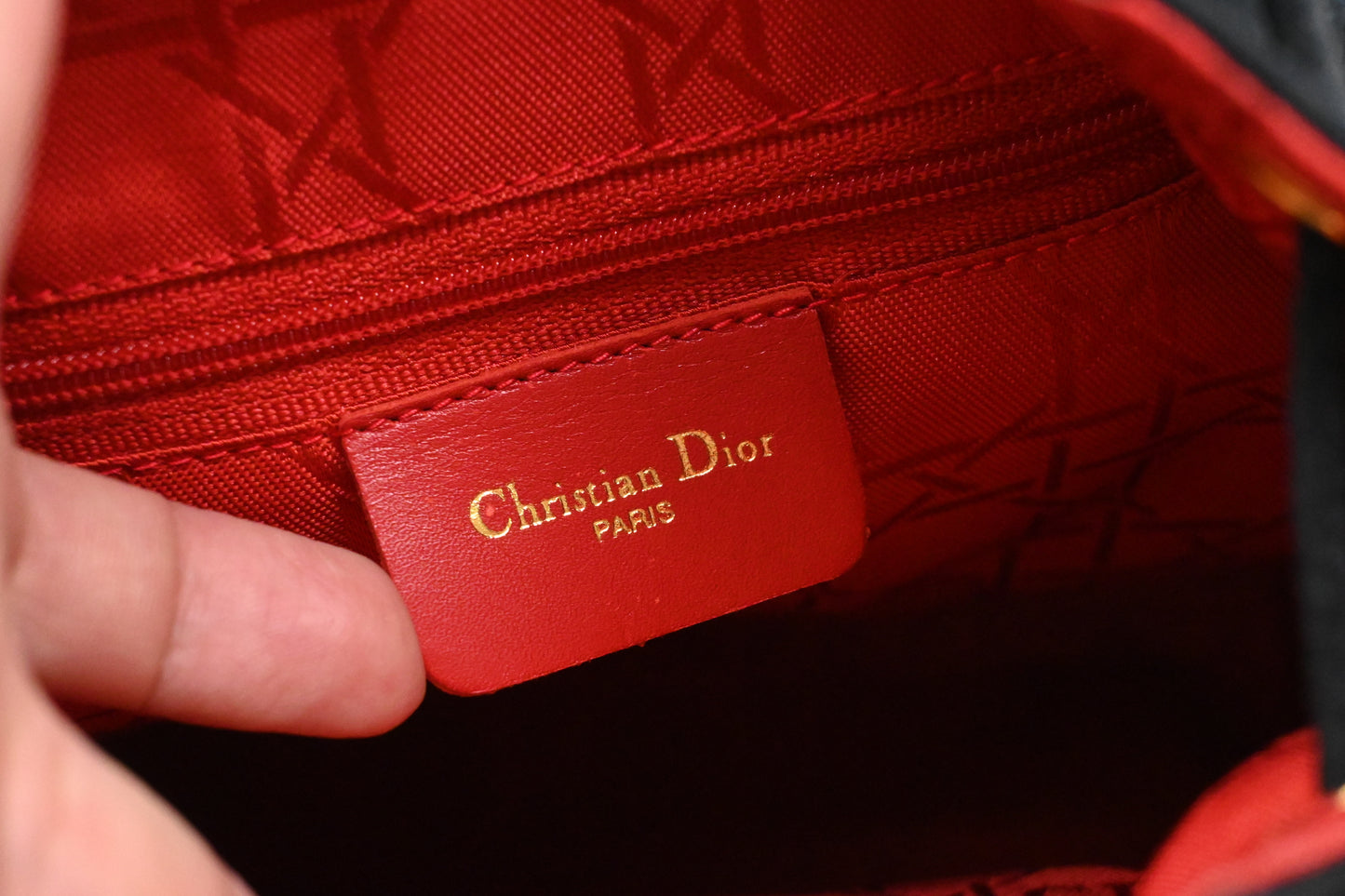 Dior Small Backpack in Dark Blue Nylon