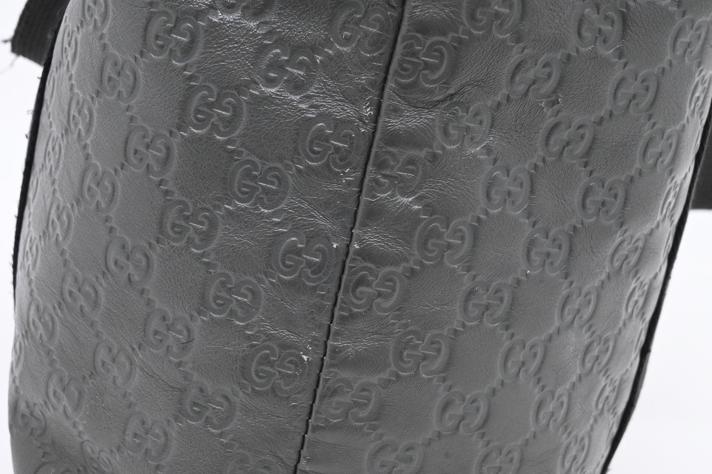 Gucci Tote in Gray Guccissima Leather