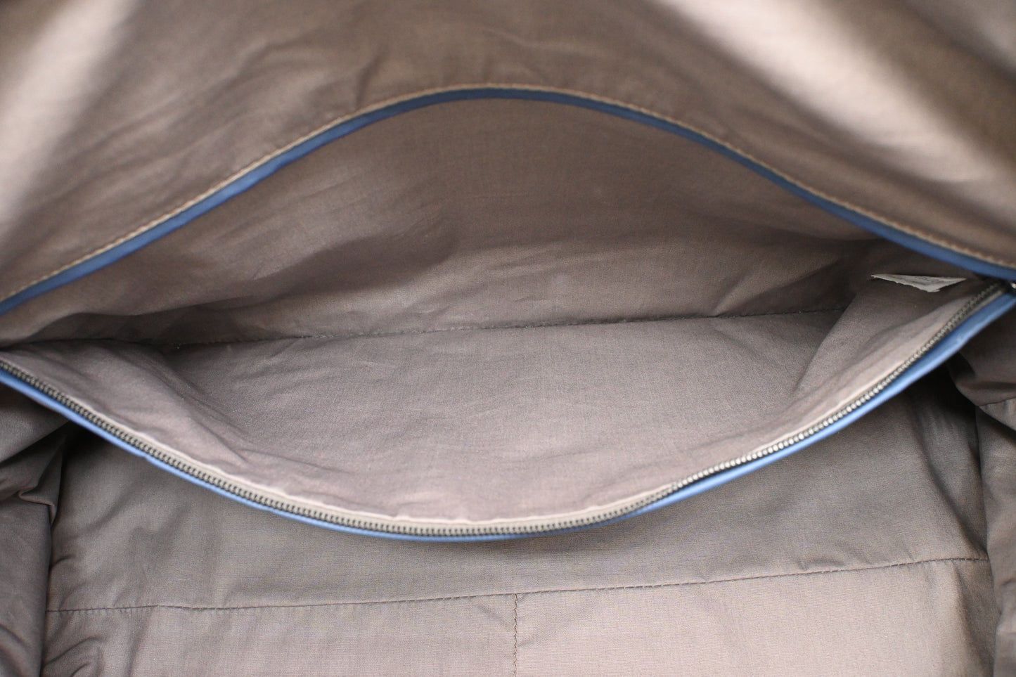 Bottega Veneta Travel Bag in Blue Canvas and Intrecciato Leather