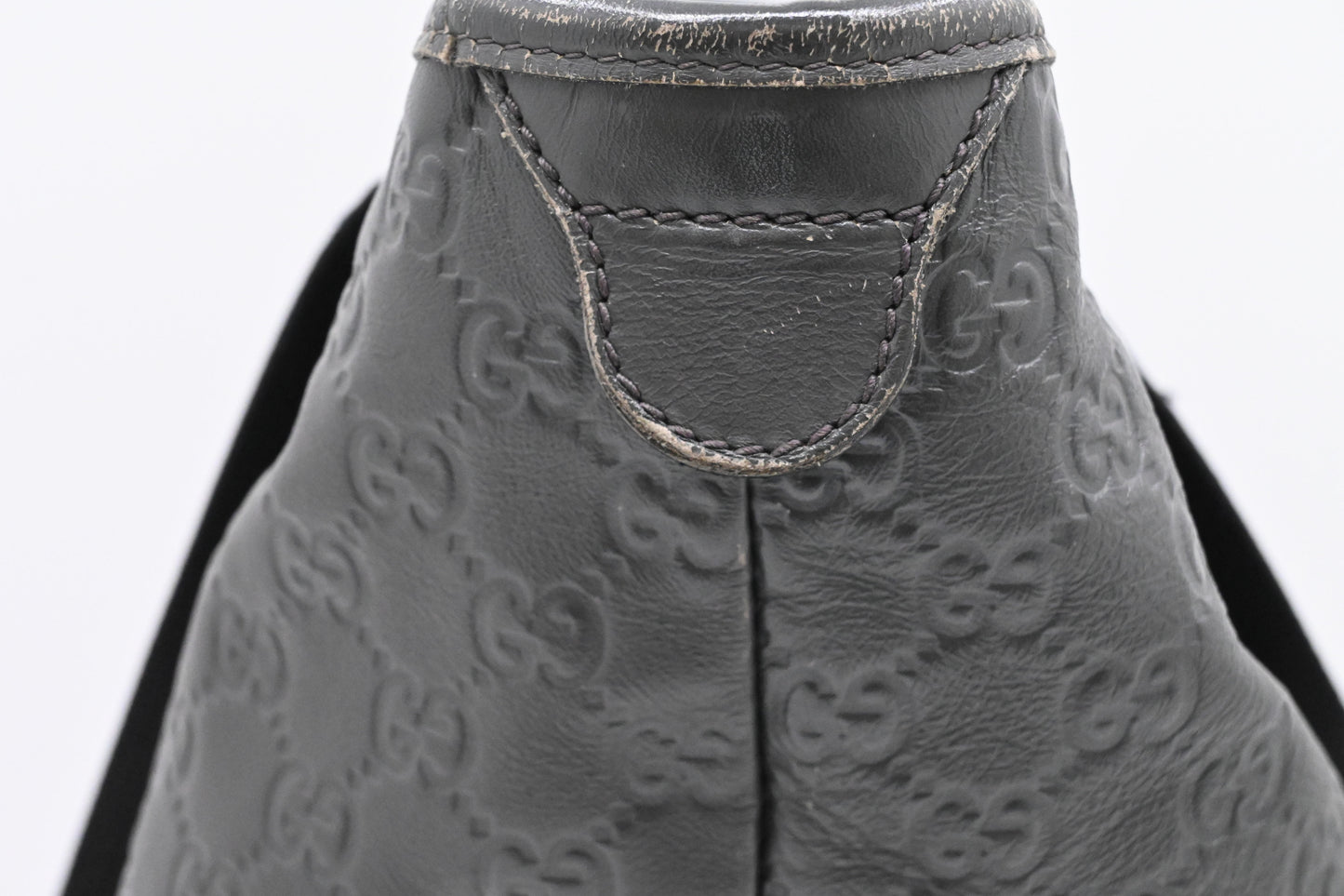Gucci Tote in Gray Guccissima Leather