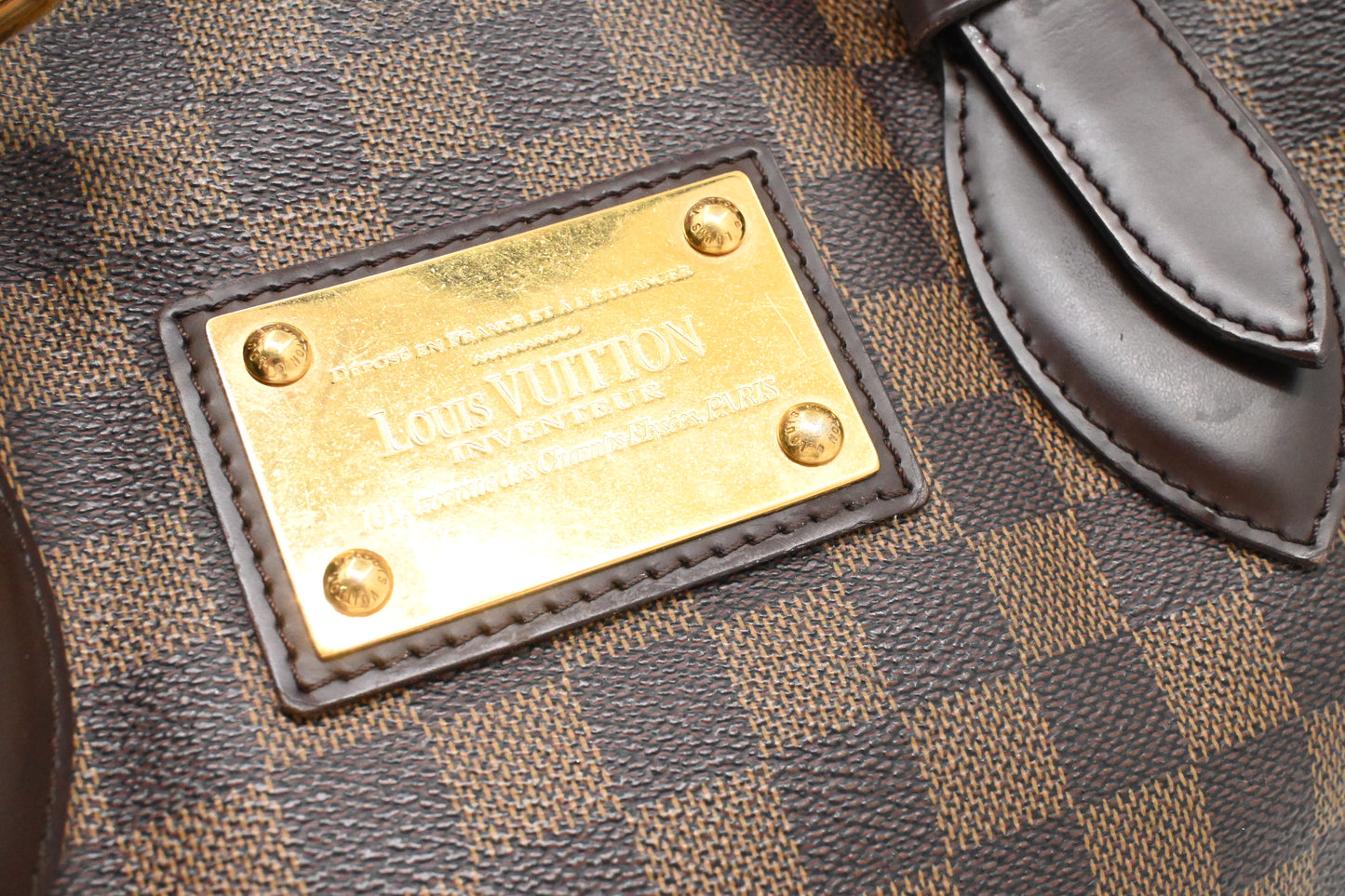 Louis Vuitton Hampstead GM in Damier Ebene Canvas