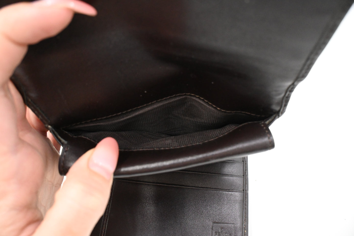 Fendi Trifold Wallet in Zucca Canvas