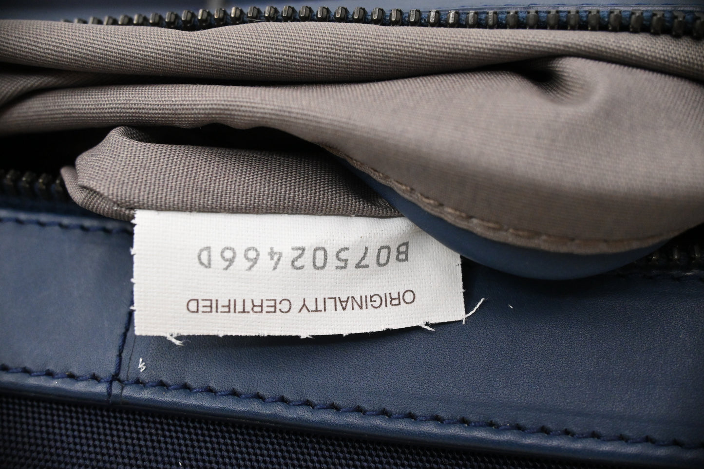 Bottega Veneta Travel Bag in Blue Canvas and Intrecciato Leather