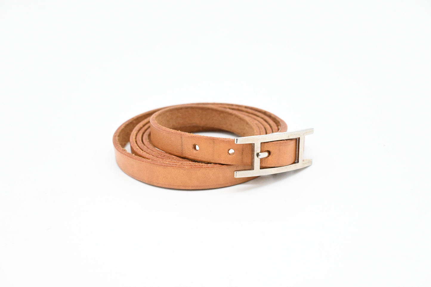 Hermes Behapi Multi-tour Bracelet in Brown Leather