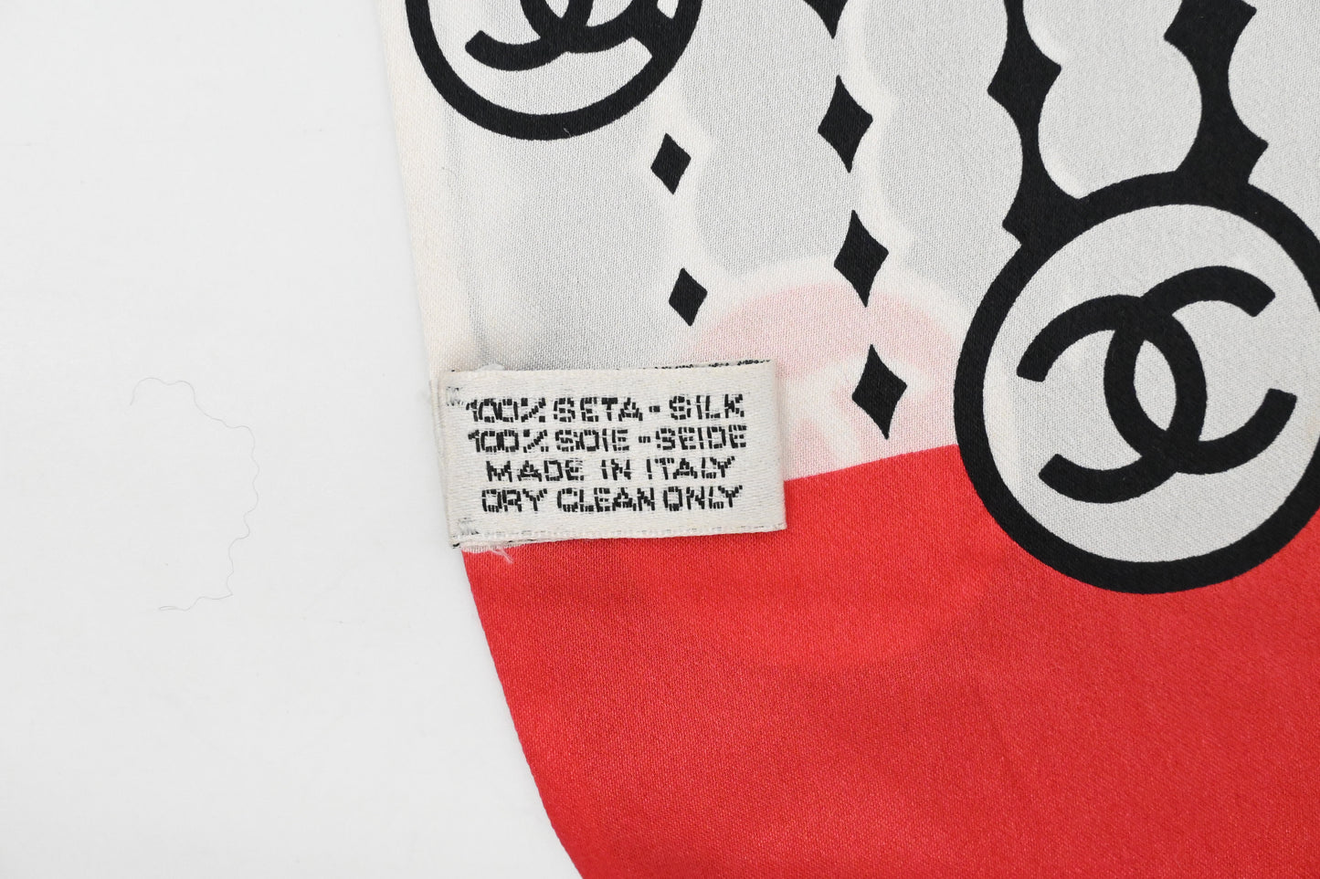 Chanel Bandeau in Black and White Silk