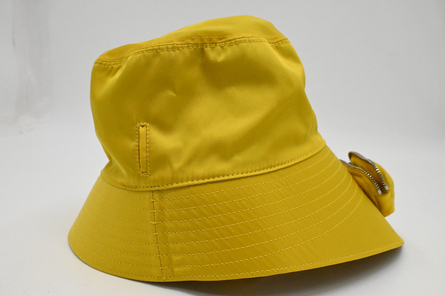 Prada Bucket Hat in Yellow Re-Nylon
