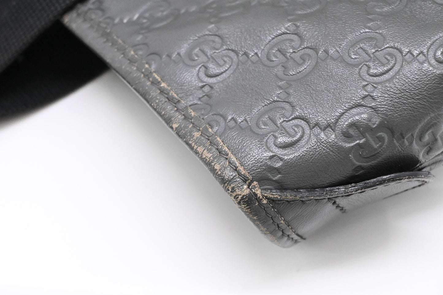 Gucci Tote in Gray Guccissima Leather