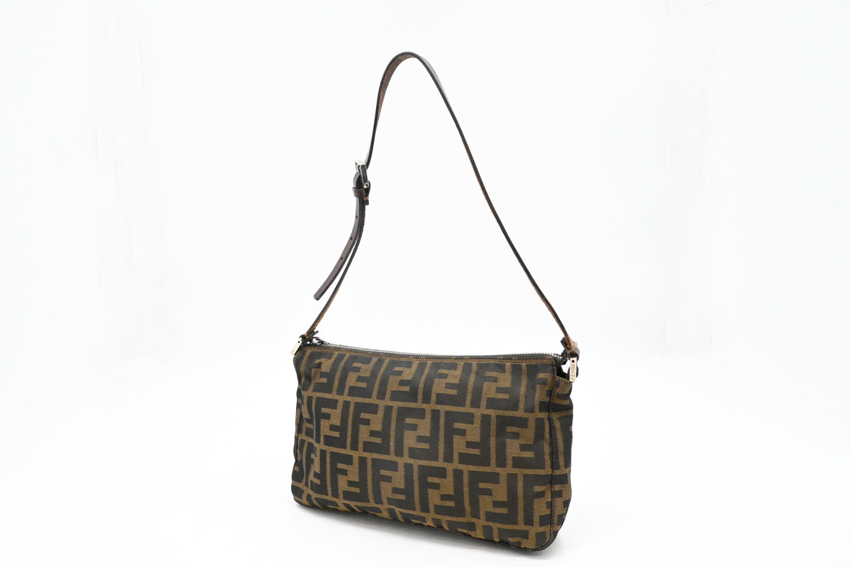 Fendi Shoulder Bag in Zucca Canvas