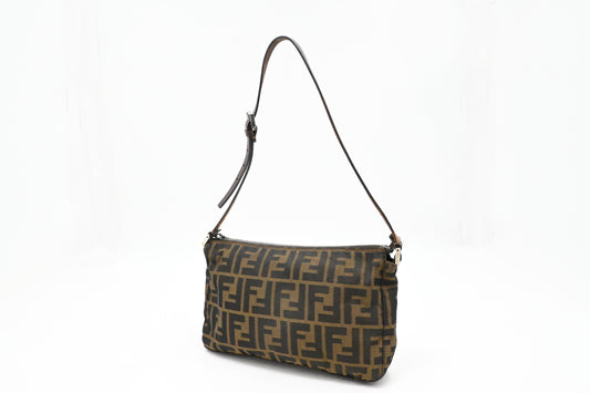 Fendi Shoulder Bag in Zucca Canvas