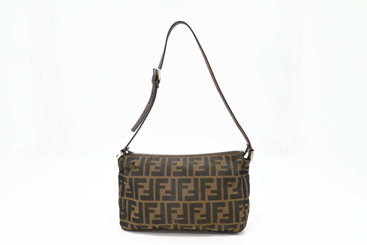 Fendi Shoulder Bag in Zucca Canvas