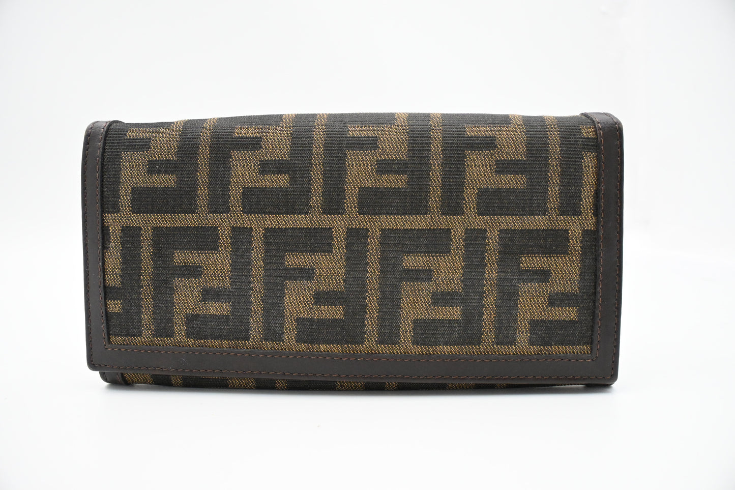 Fendi Long Wallet in Zucca Canvas