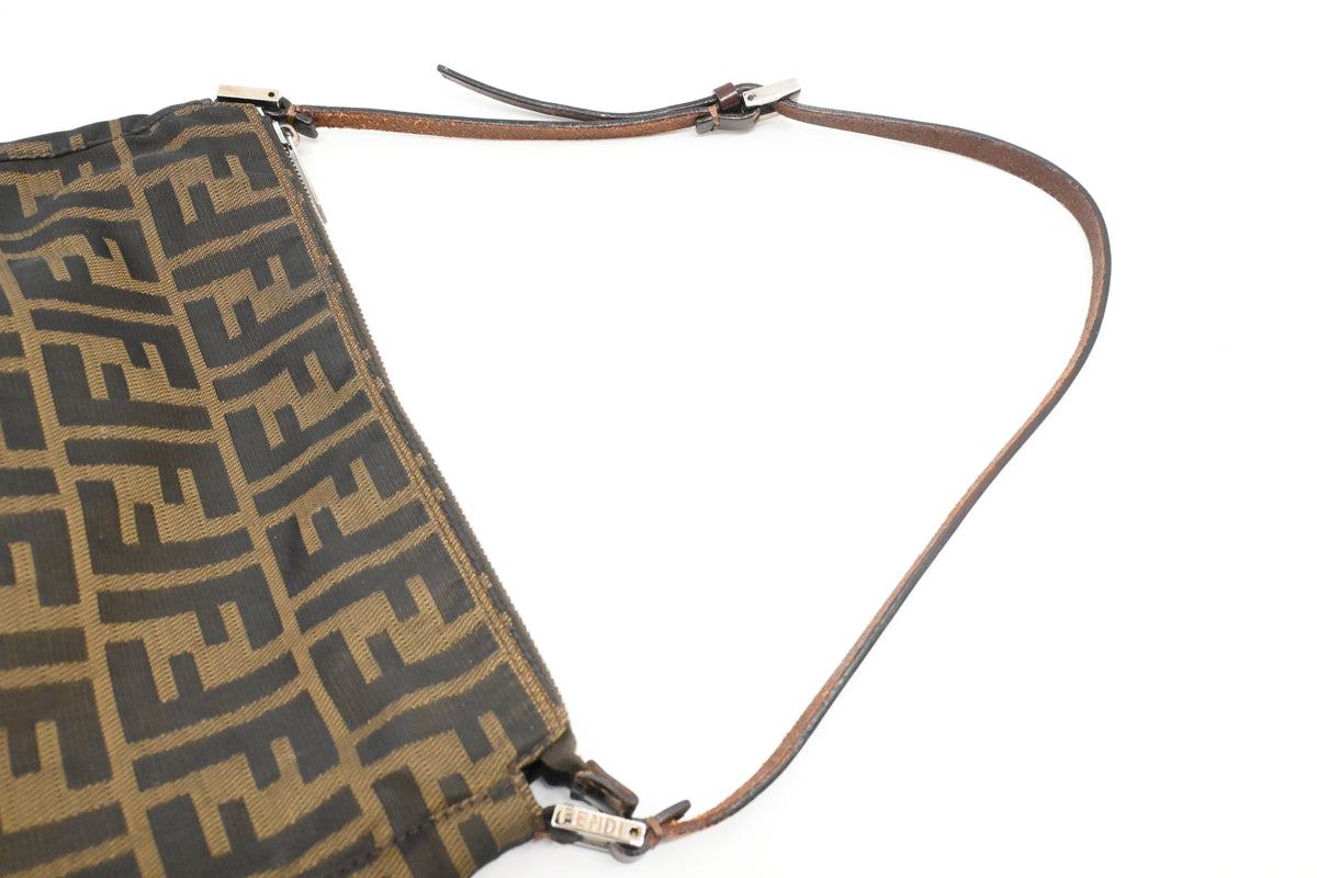 Fendi Shoulder Bag in Zucca Canvas