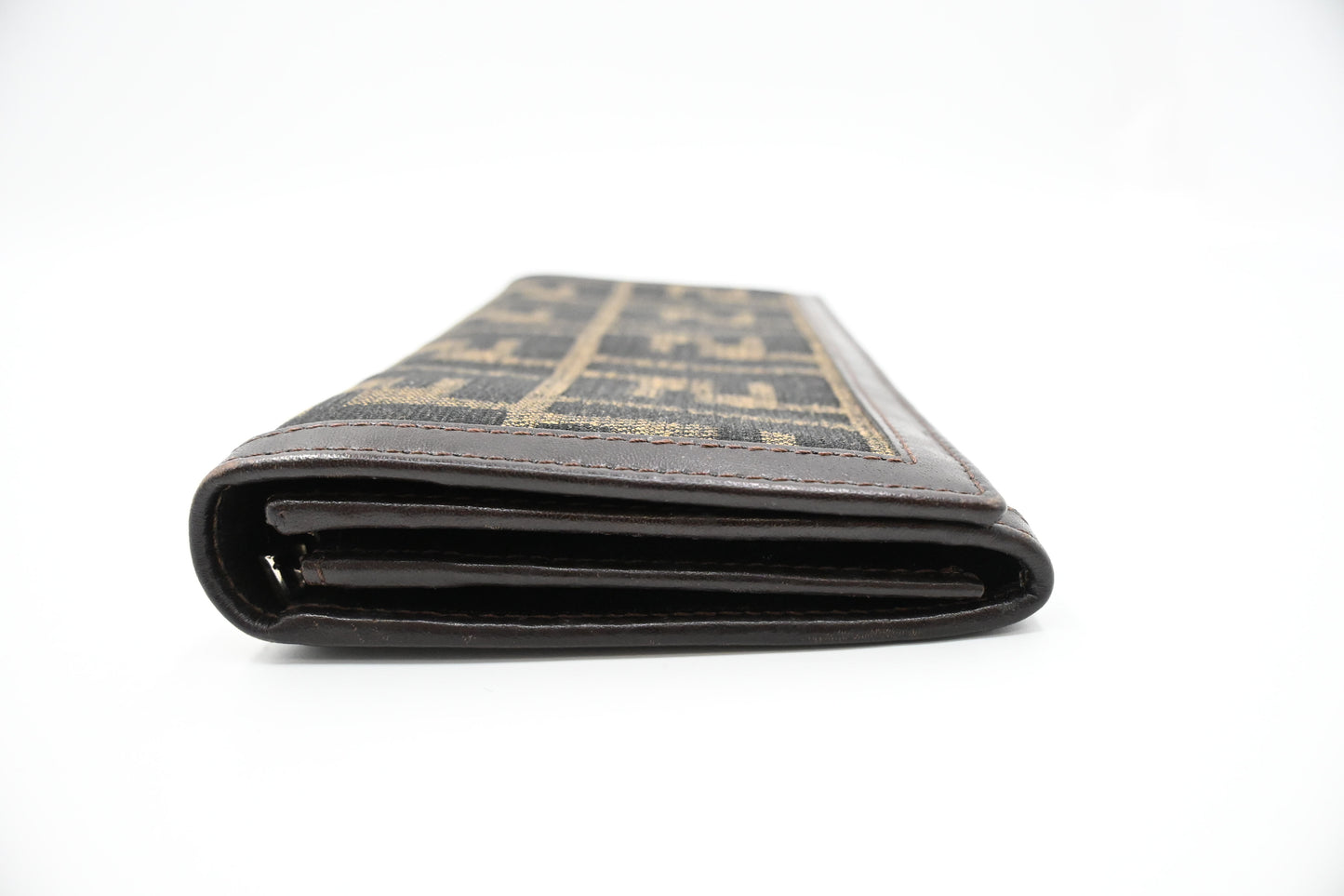 Fendi Long Wallet in Zucca Canvas