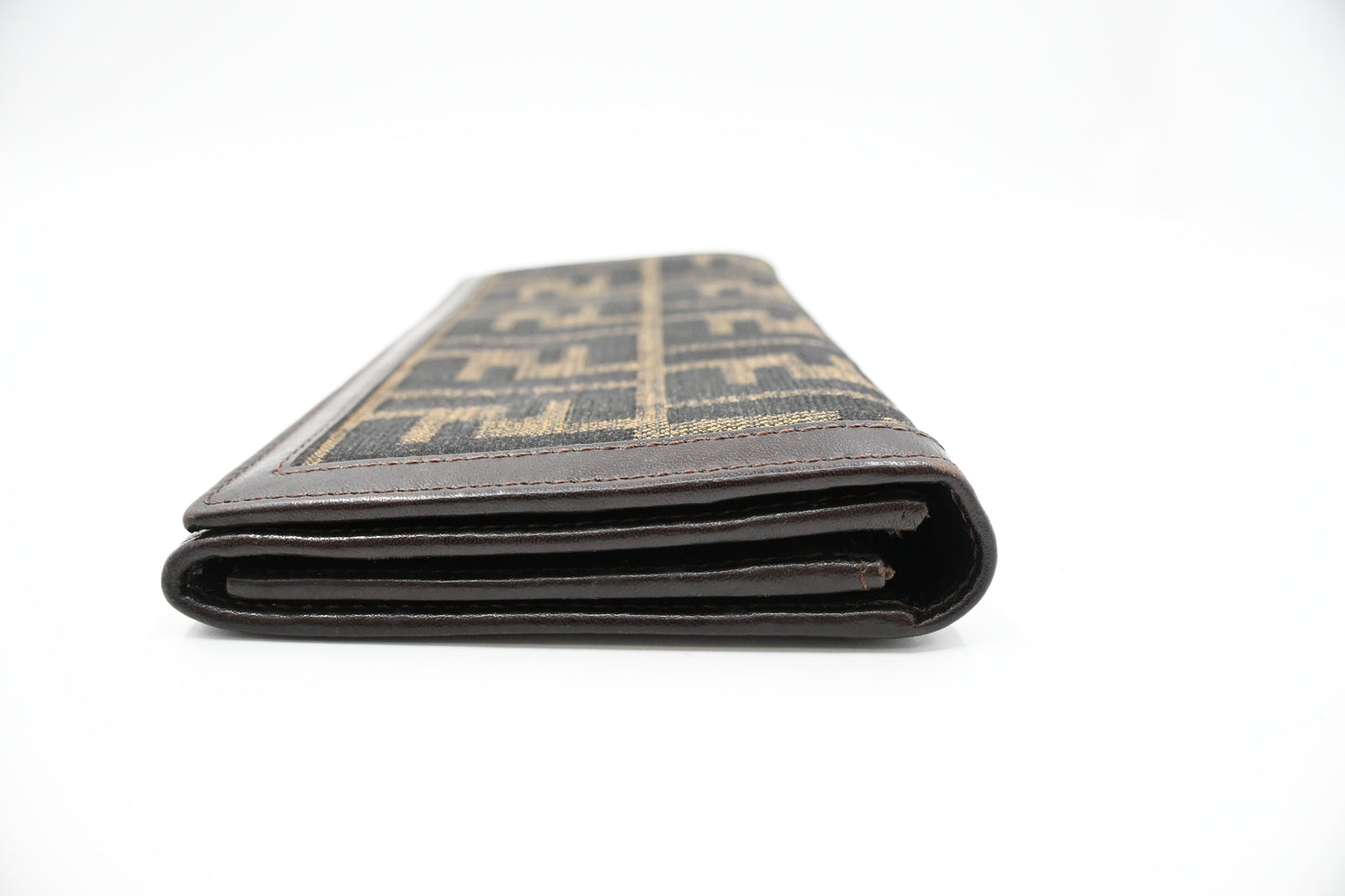Fendi Long Wallet in Zucca Canvas
