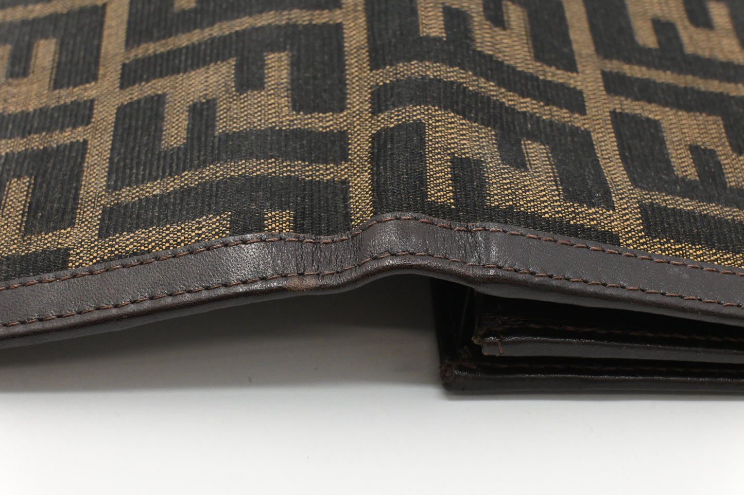 Fendi Long Wallet in Zucca Canvas