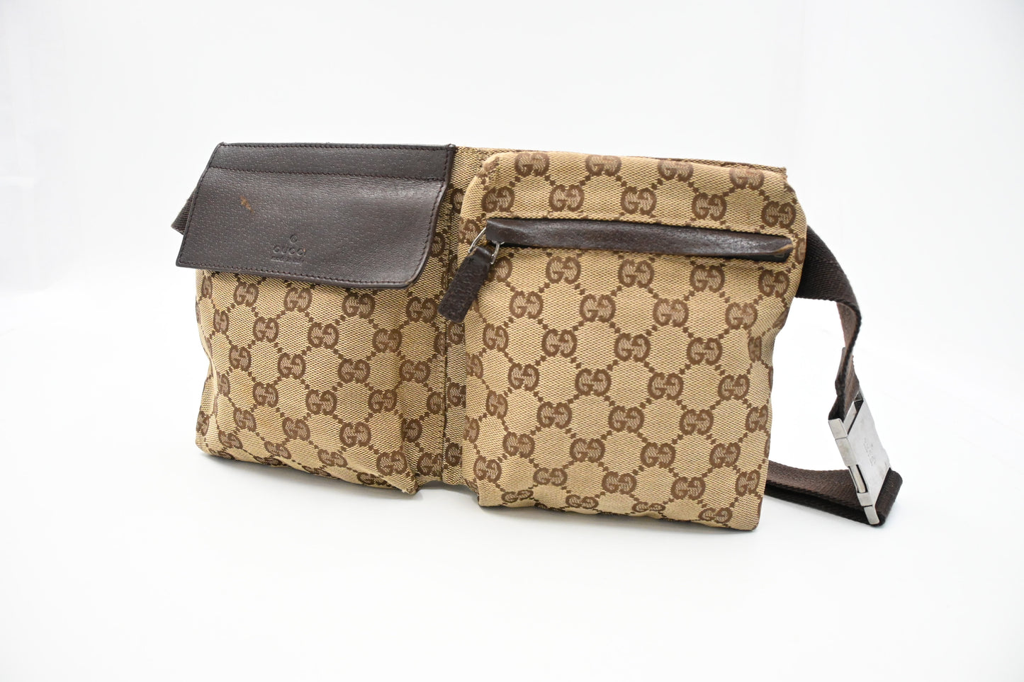 Gucci Waist Bag in Brown GG Canvas