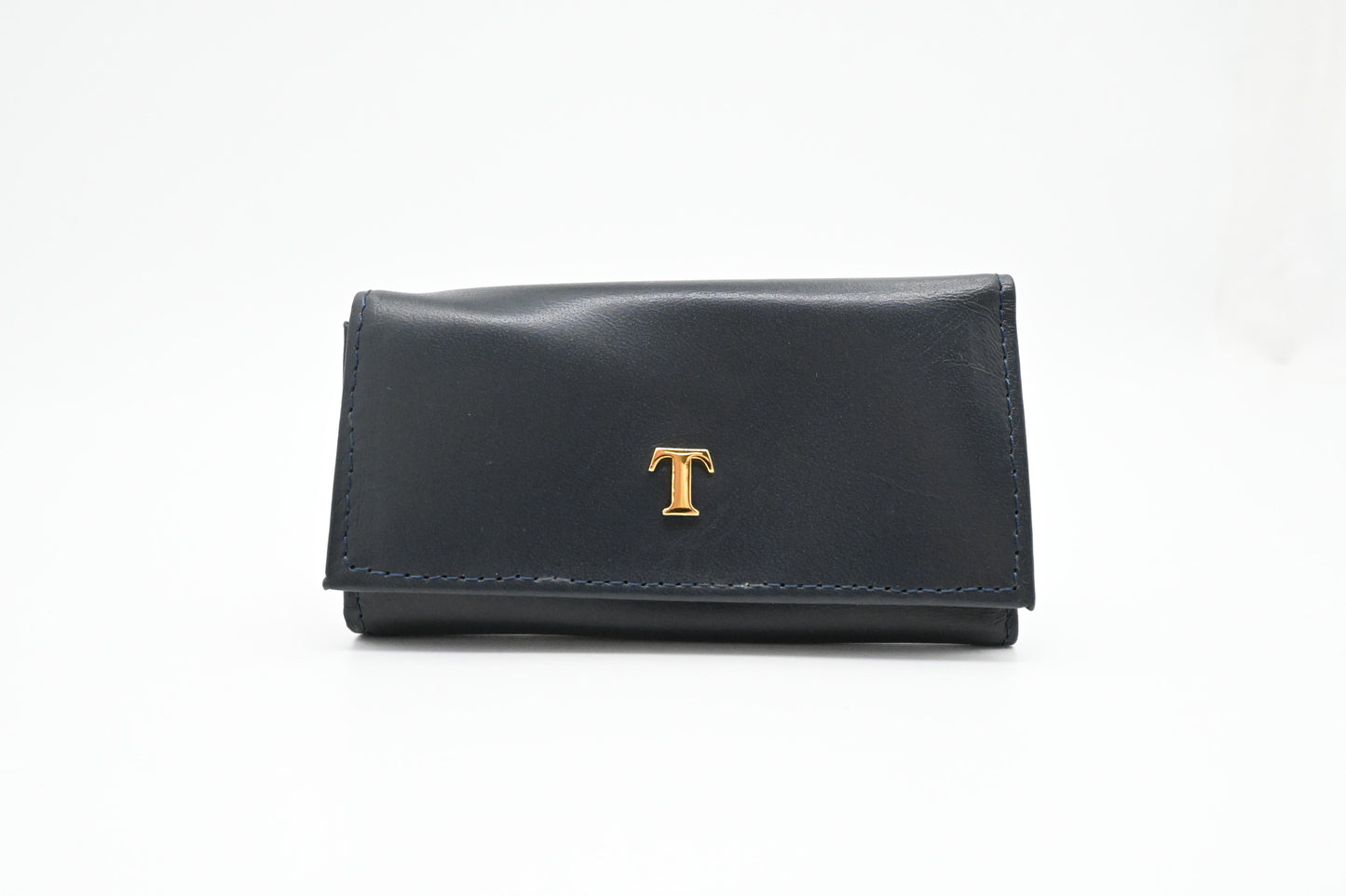 Tiffany & Co. x Toyota Key Case in Navy Blue Leather