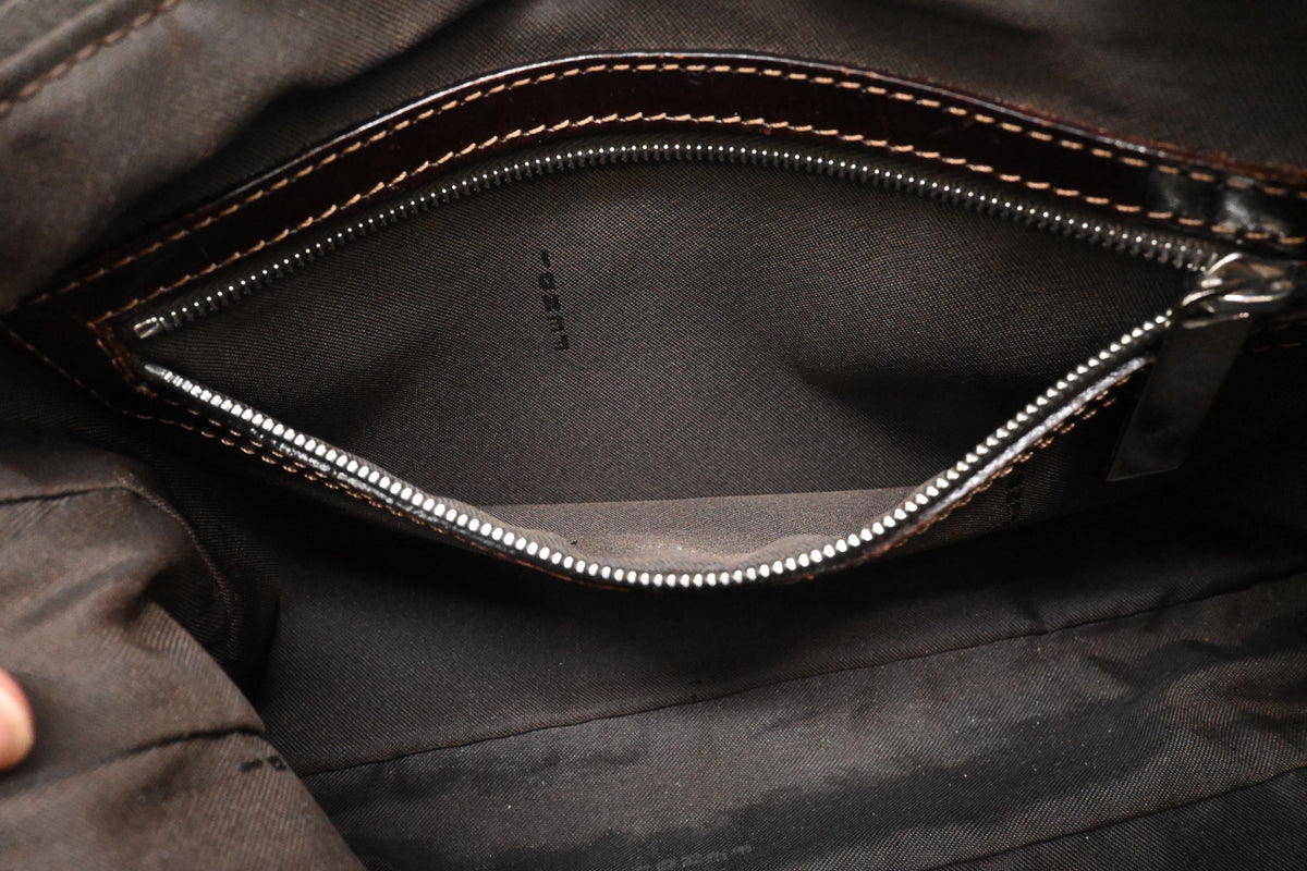 Fendi Shoulder Bag in Zucca Canvas