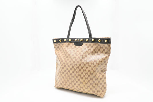 Gucci Tote in Crystal GG Canvas