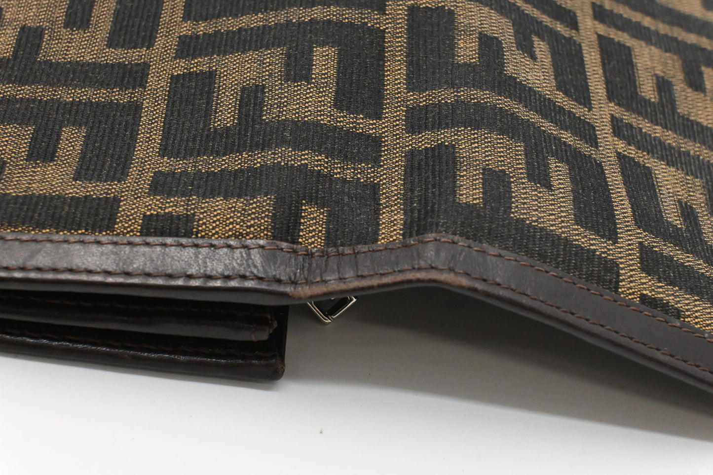Fendi Long Wallet in Zucca Canvas