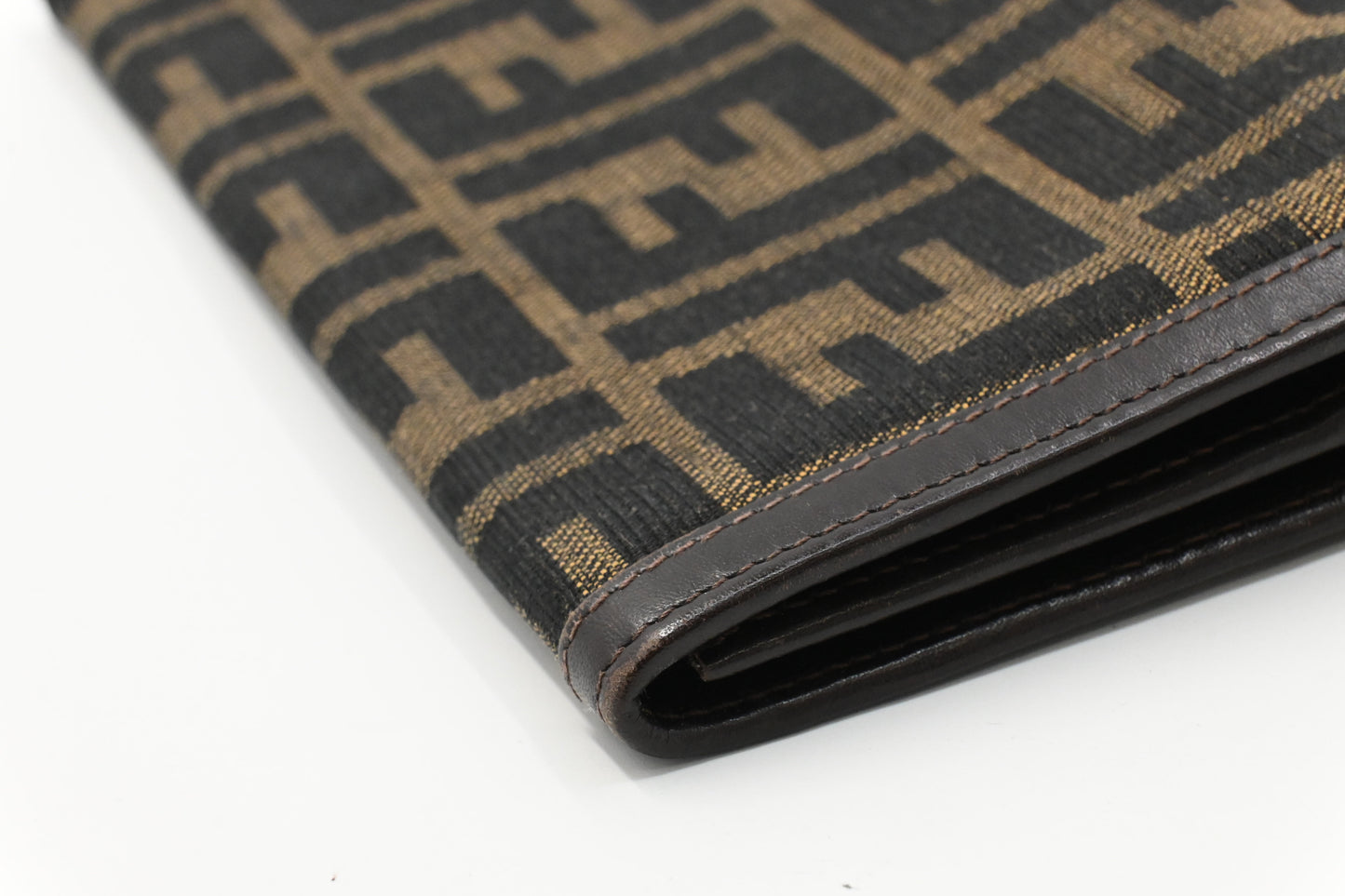 Fendi Long Wallet in Zucca Canvas