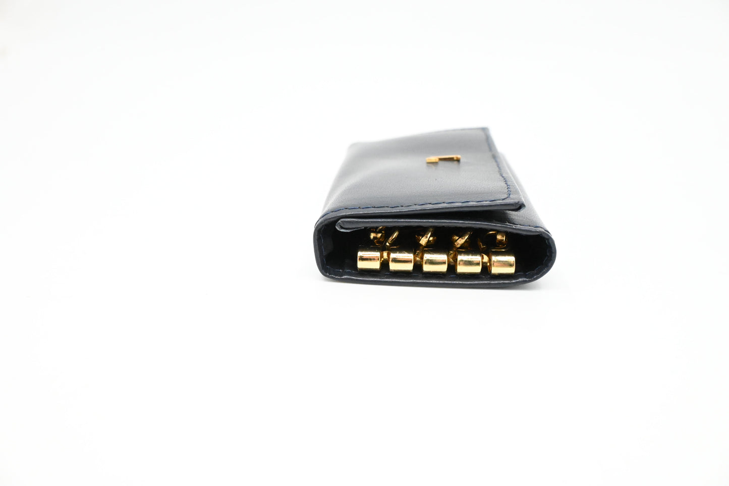 Tiffany & Co. x Toyota Key Case in Navy Blue Leather