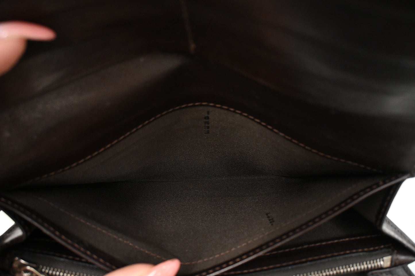 Fendi Long Wallet in Zucca Canvas