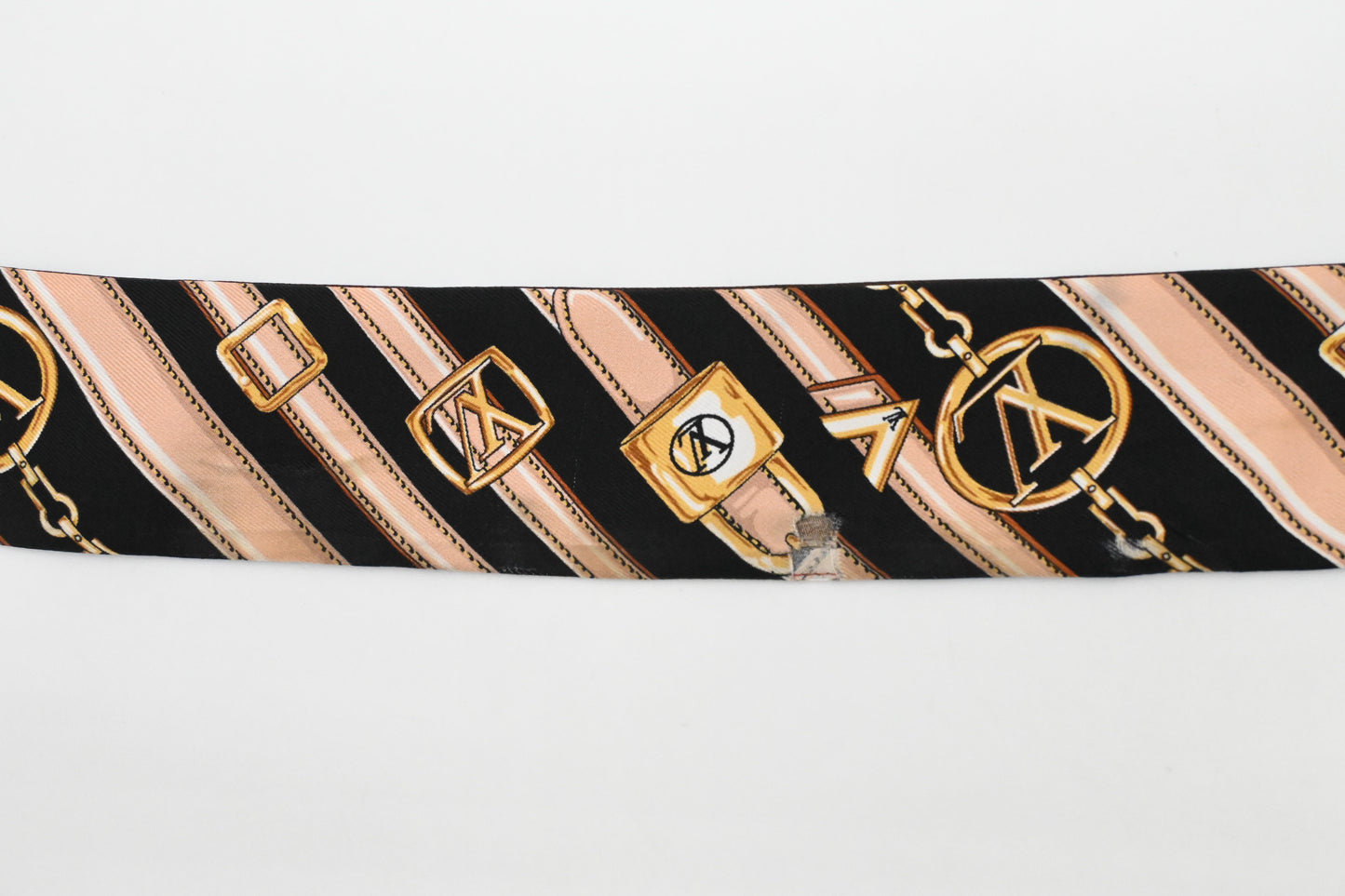 Louis Vuitton Bandeau BB Monogram Forever Scarf in Brown Silk
