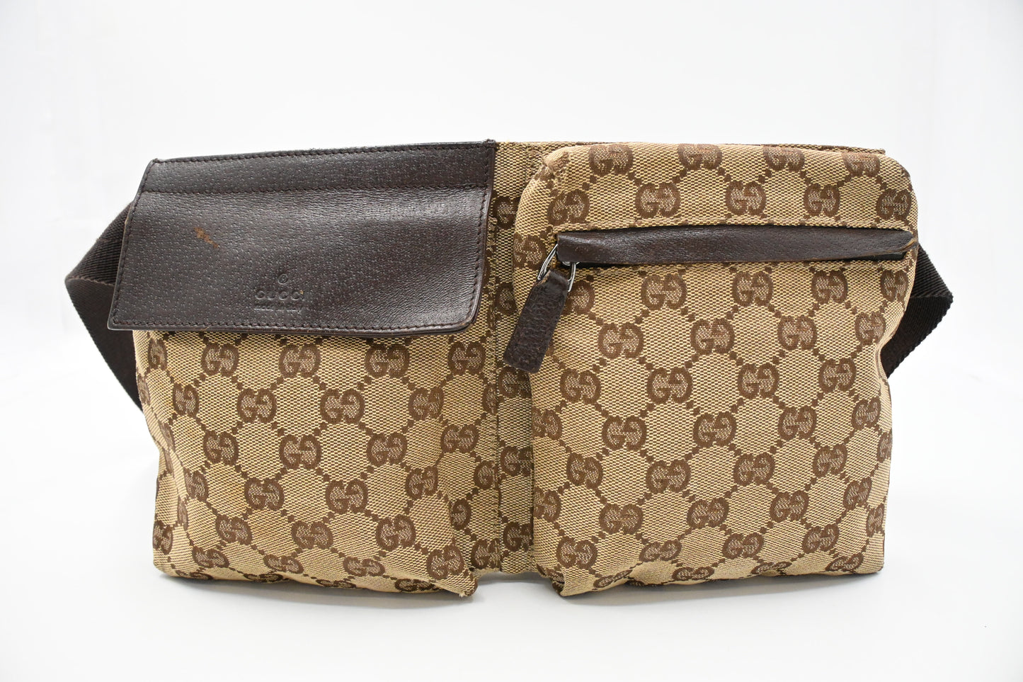 Gucci Waist Bag in Brown GG Canvas