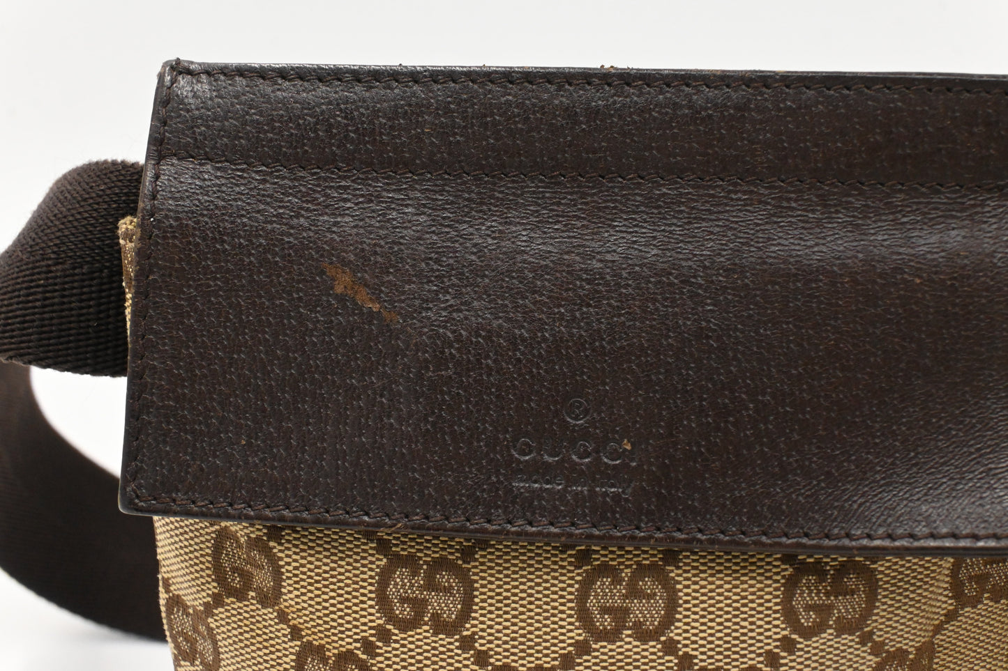 Gucci Waist Bag in Brown GG Canvas