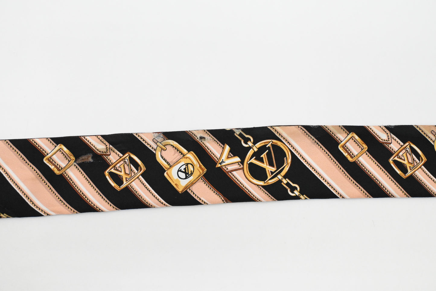Louis Vuitton Bandeau BB Monogram Forever Scarf in Brown Silk