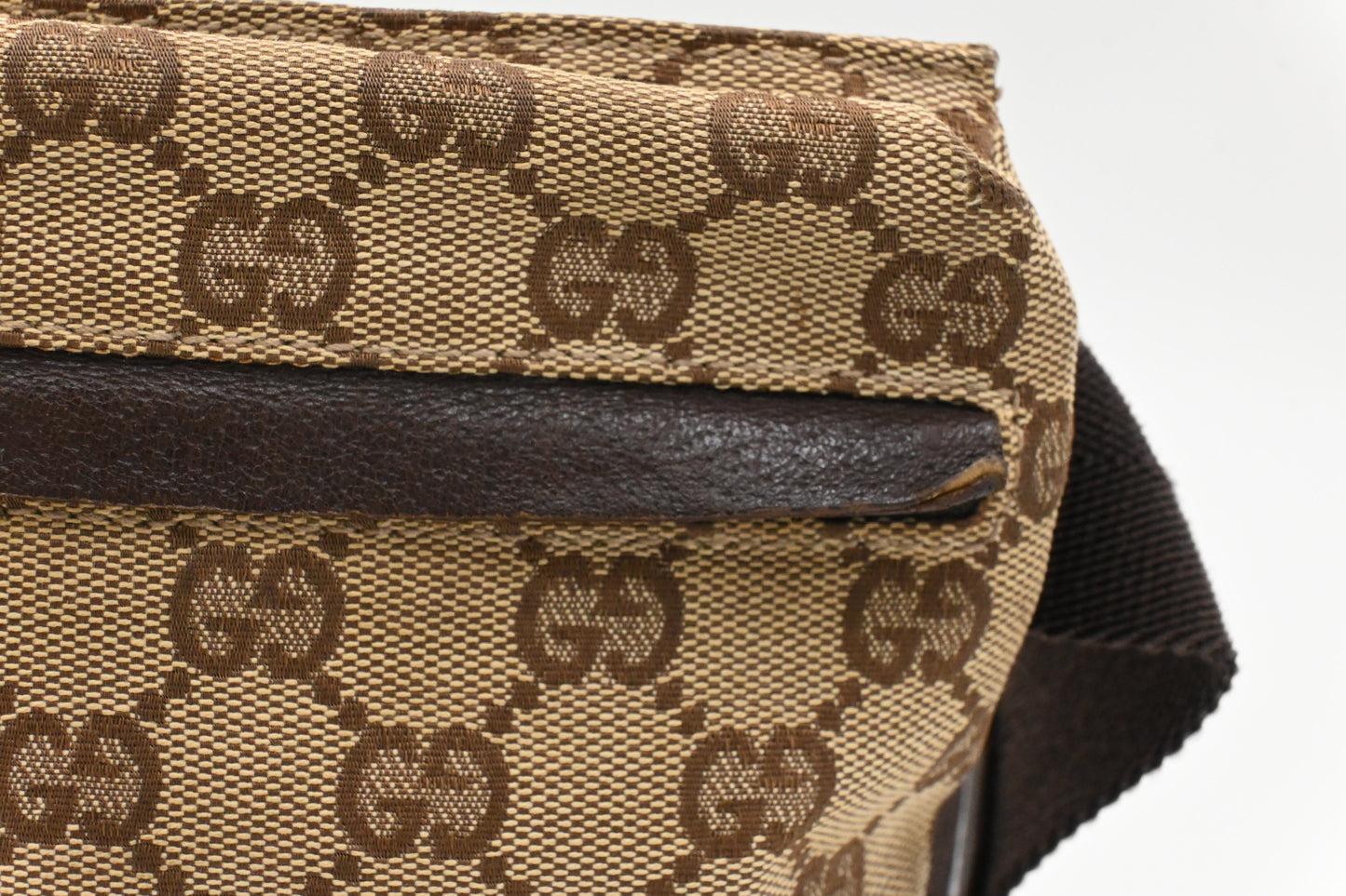 Gucci Waist Bag in Brown GG Canvas