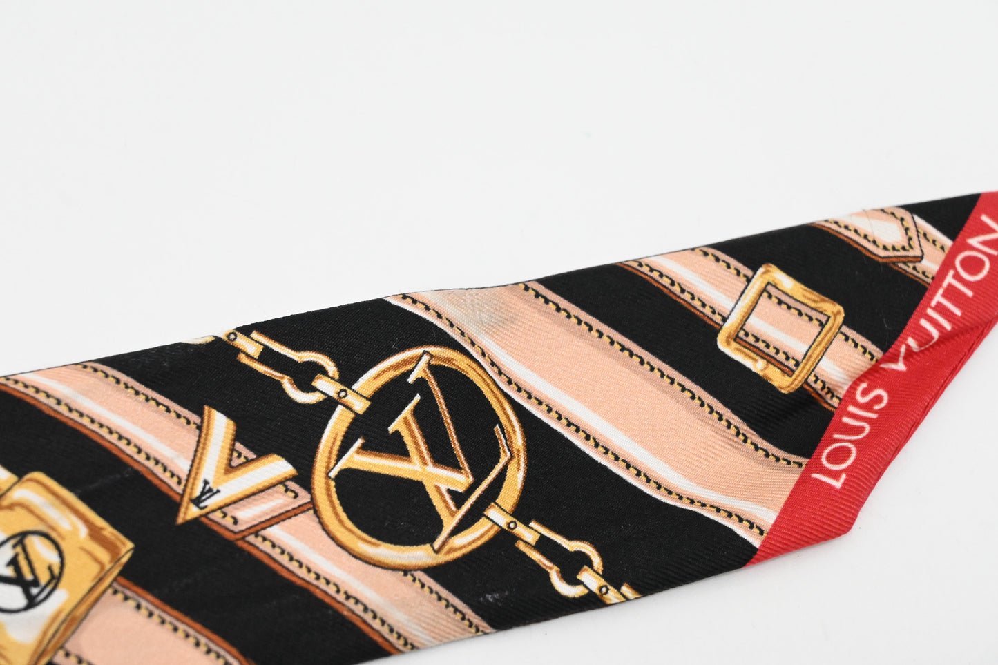 Louis Vuitton Bandeau BB Monogram Forever Scarf in Brown Silk