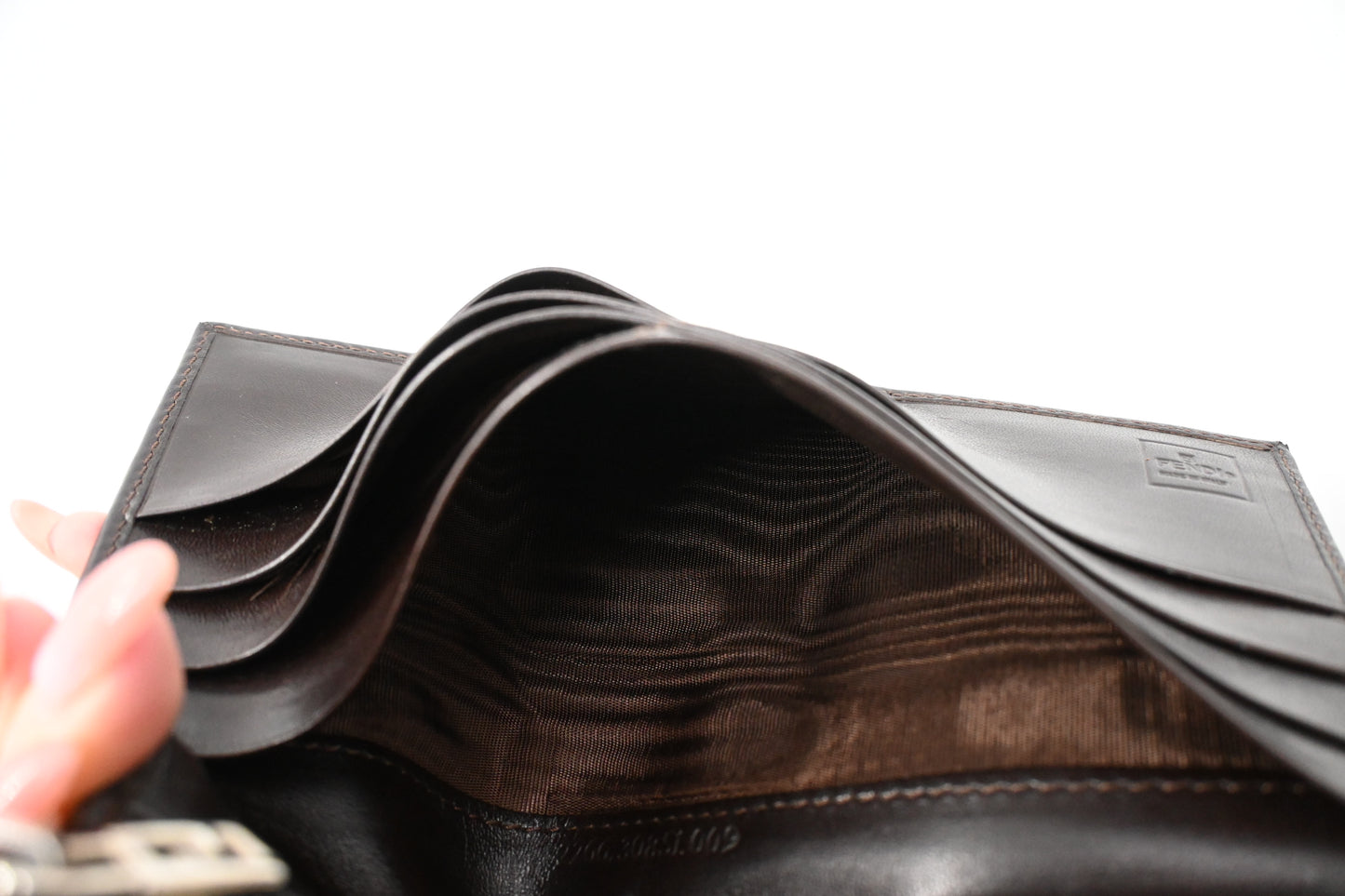 Fendi Long Wallet in Zucca Canvas