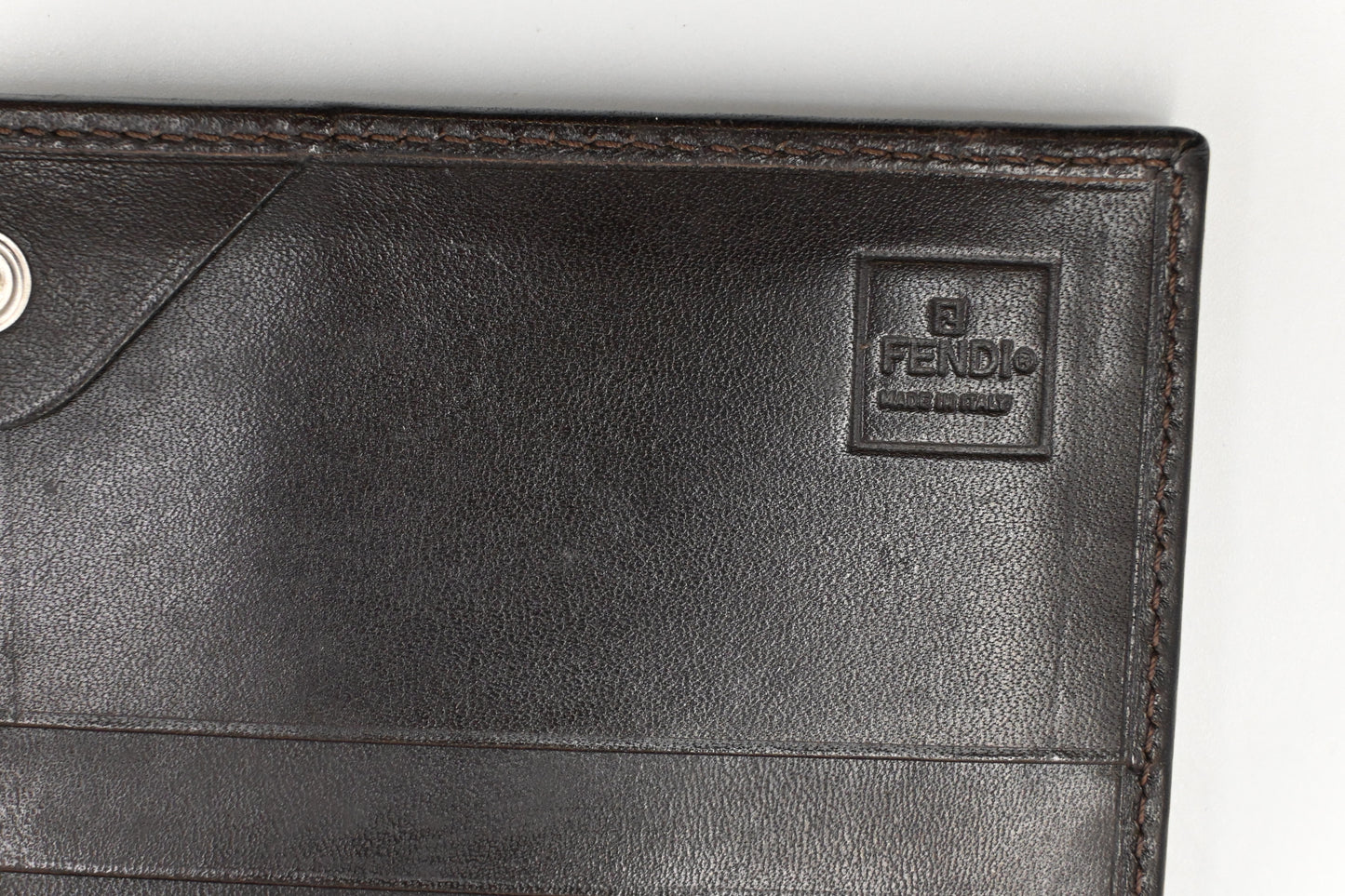 Fendi Long Wallet in Zucca Canvas