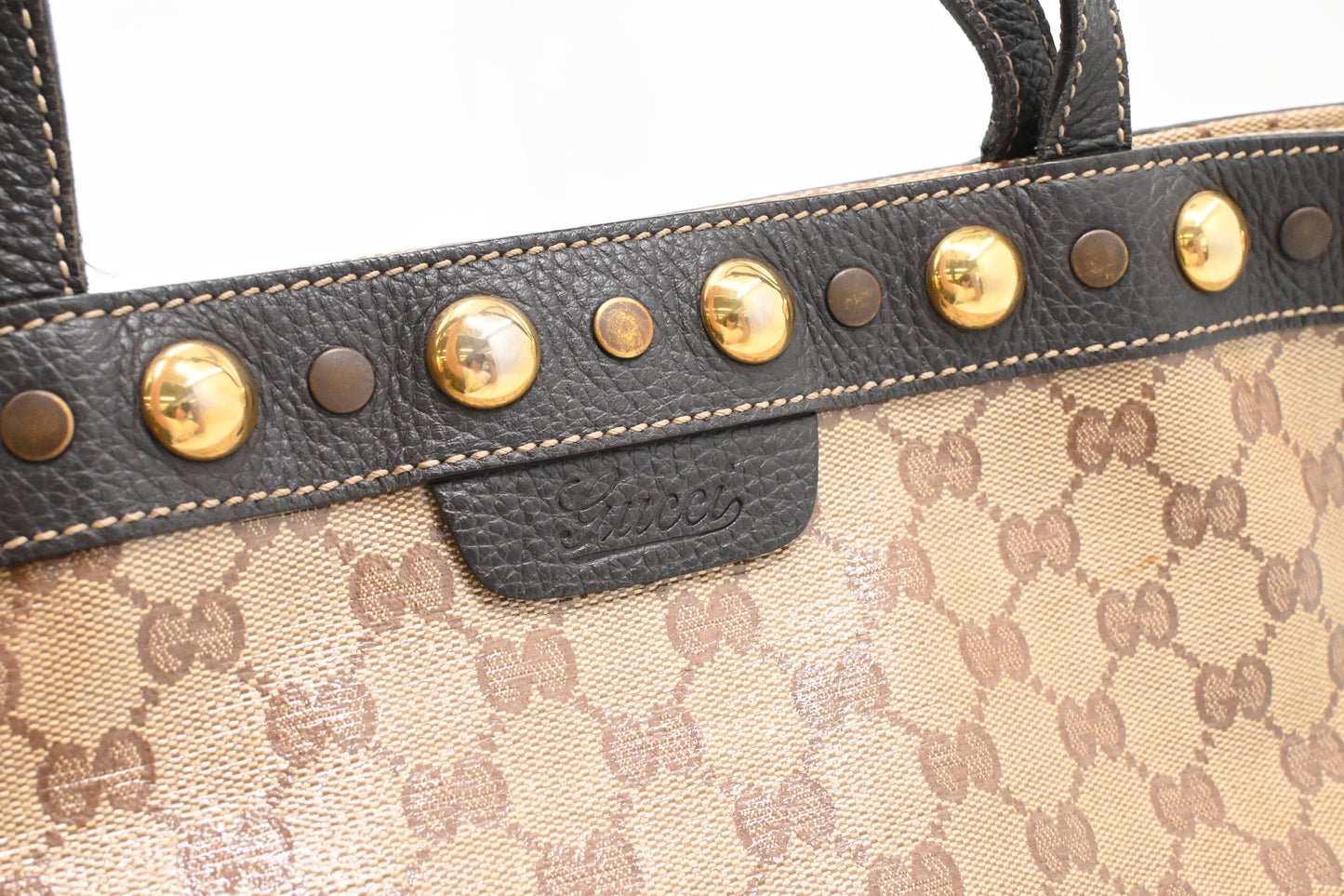 Gucci Tote in Crystal GG Canvas