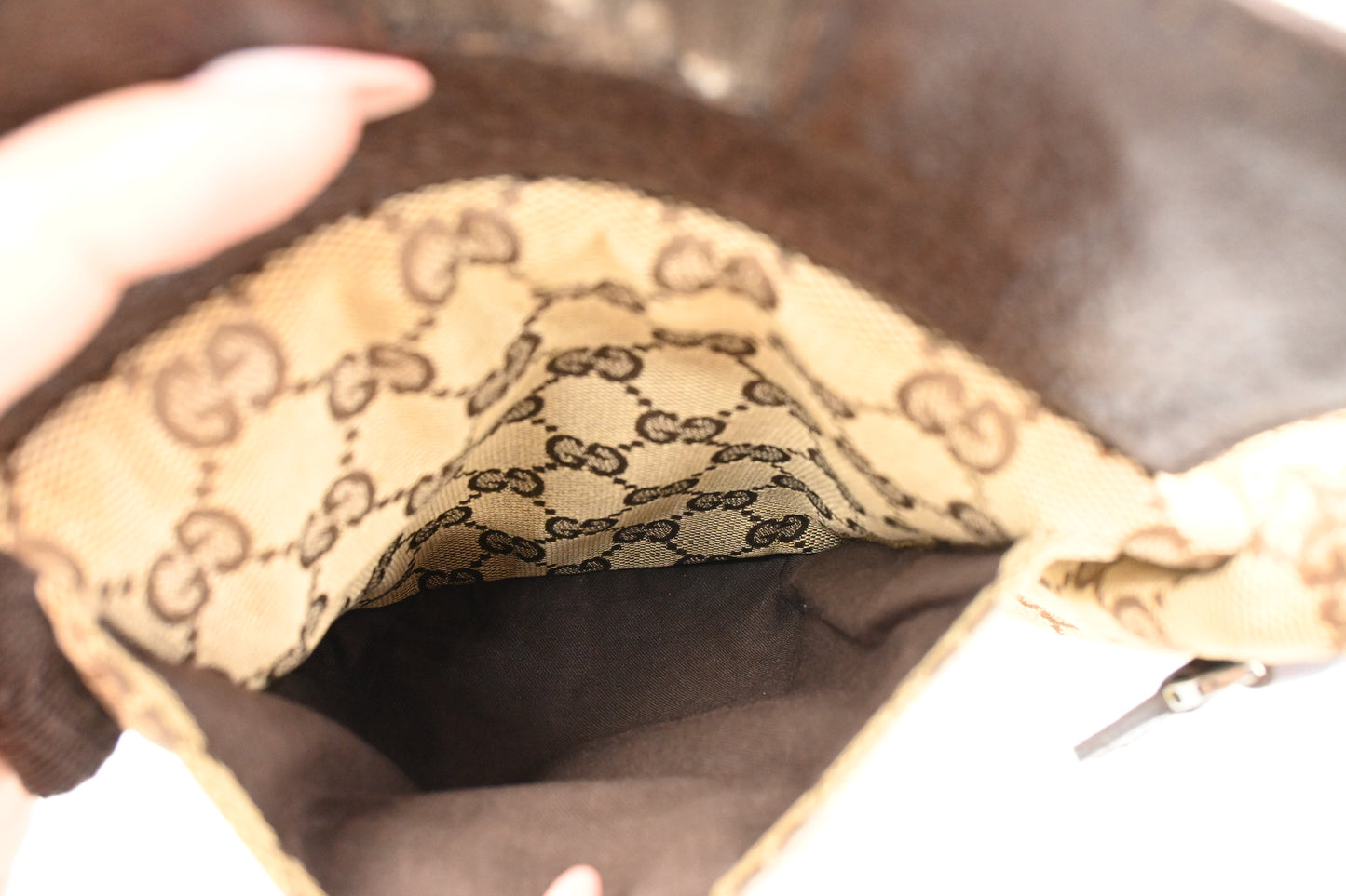 Gucci Waist Bag in Brown GG Canvas