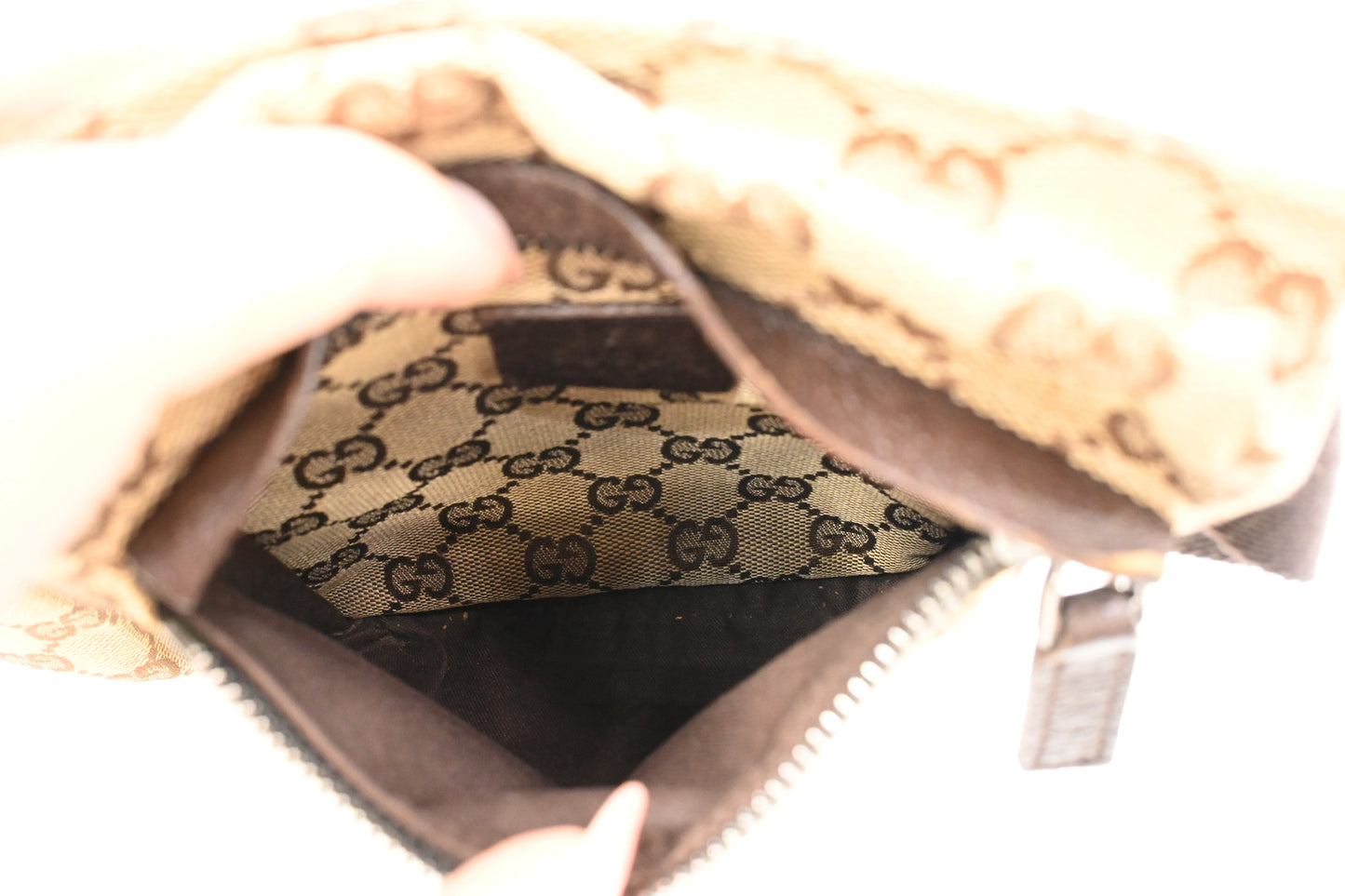 Gucci Waist Bag in Brown GG Canvas