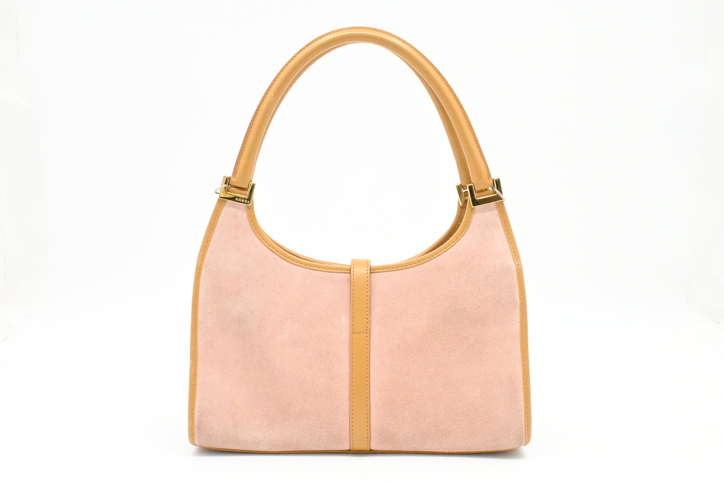 Gucci Small Jackie in Pink Suede