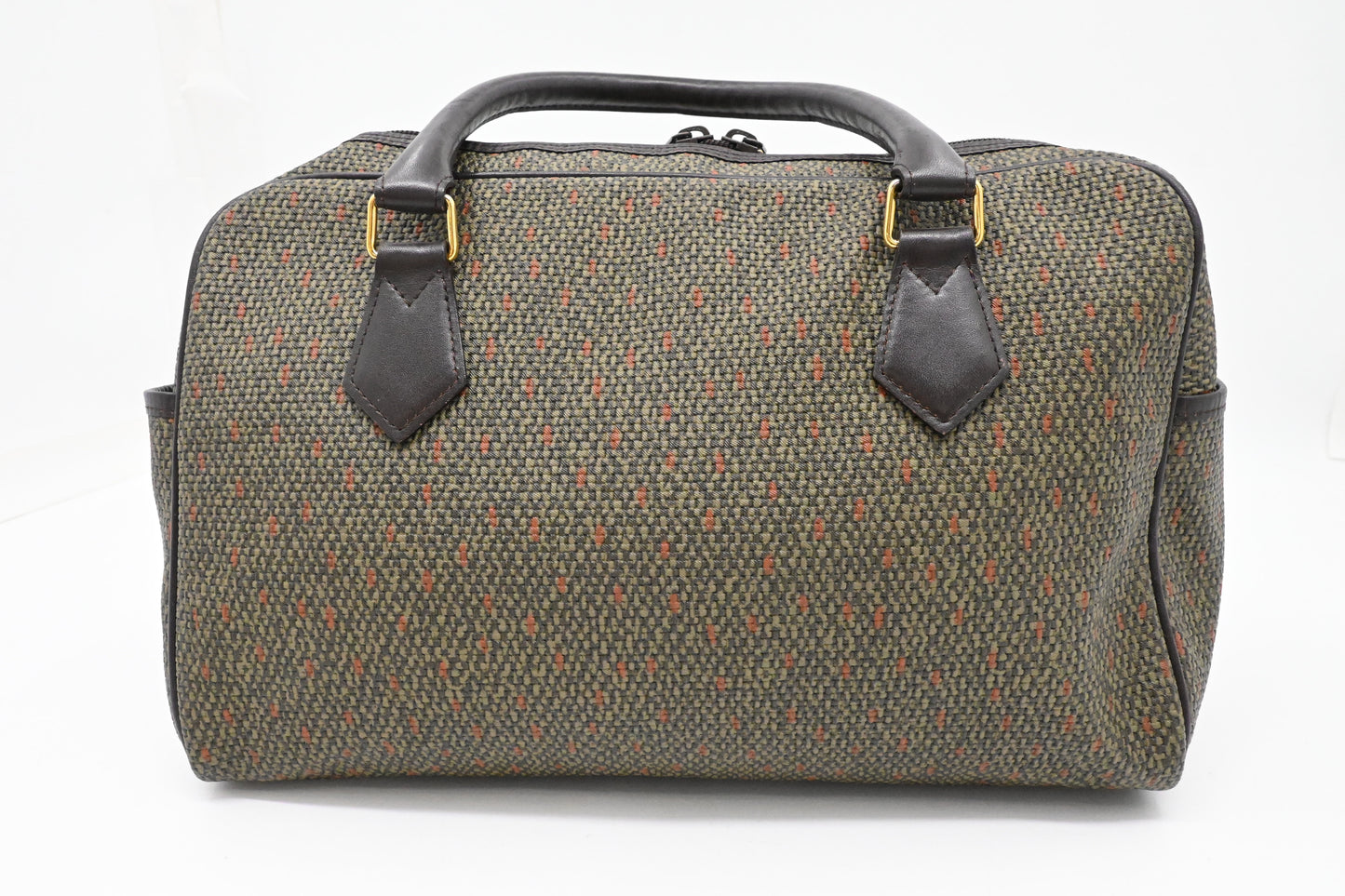 YSL Saint Laurent Handbag in Green Coated Canvas