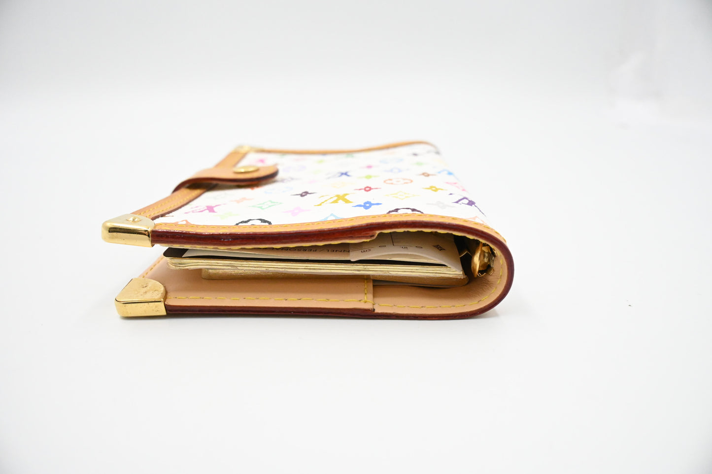 Louis Vuitton Agenda PM in White Multicolor Monogram Canvas