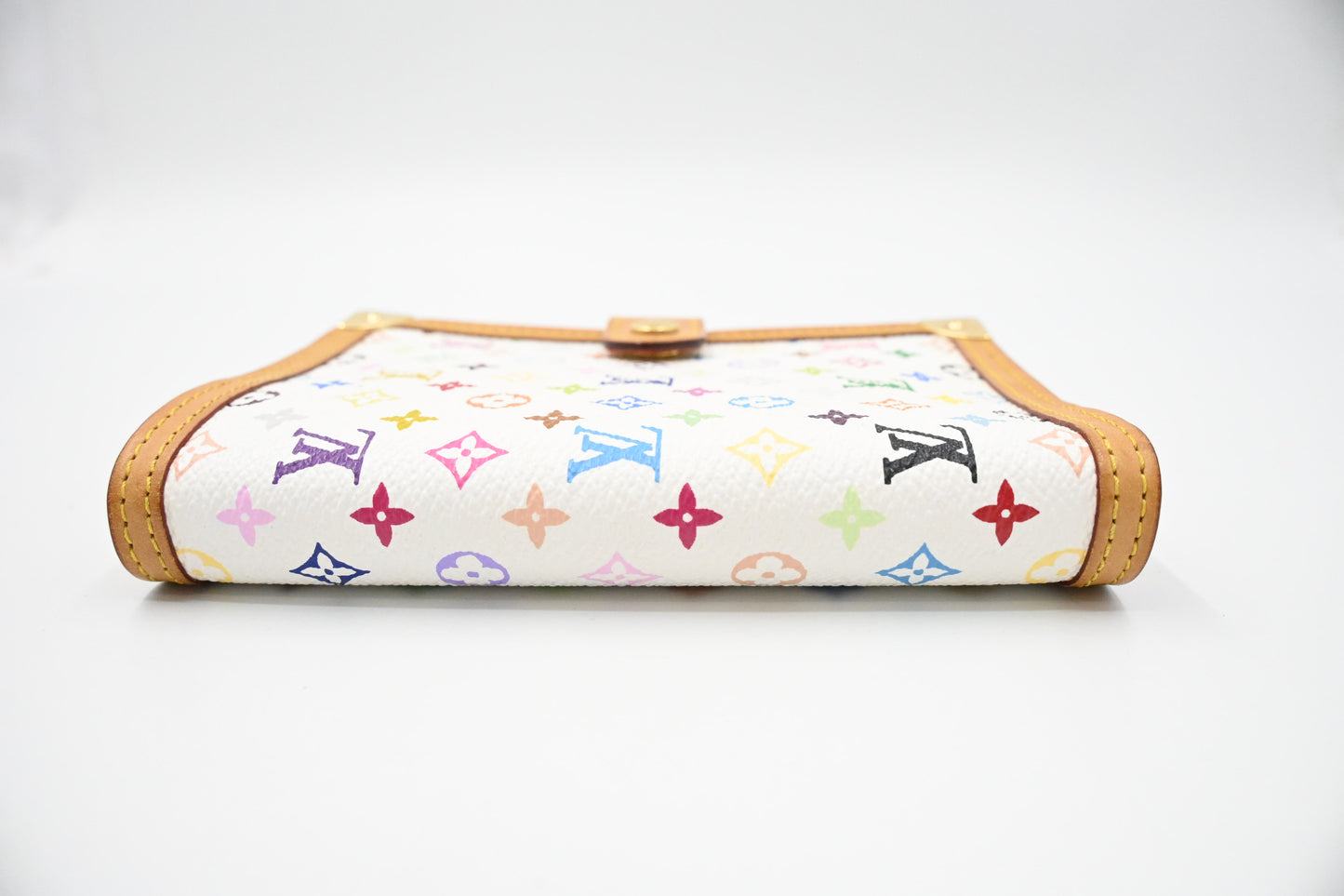 Louis Vuitton Agenda PM in White Multicolor Monogram Canvas