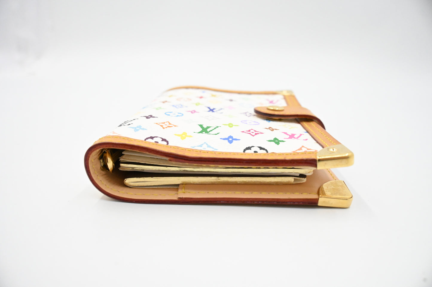Louis Vuitton Agenda PM in White Multicolor Monogram Canvas