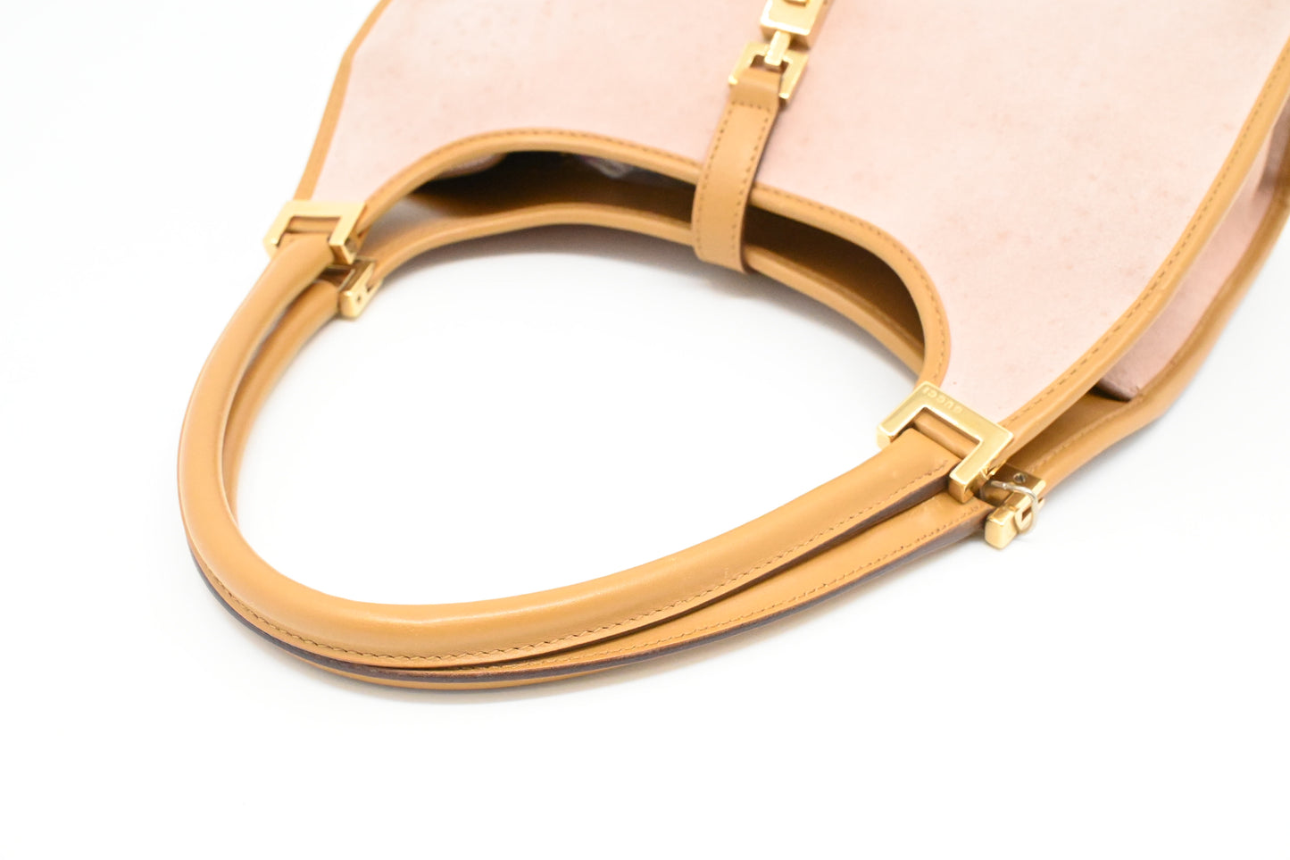 Gucci Small Jackie in Pink Suede
