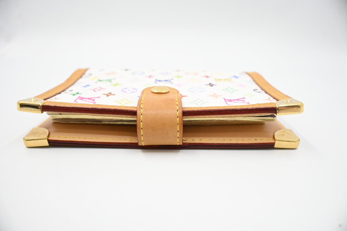 Louis Vuitton Agenda PM in White Multicolor Monogram Canvas